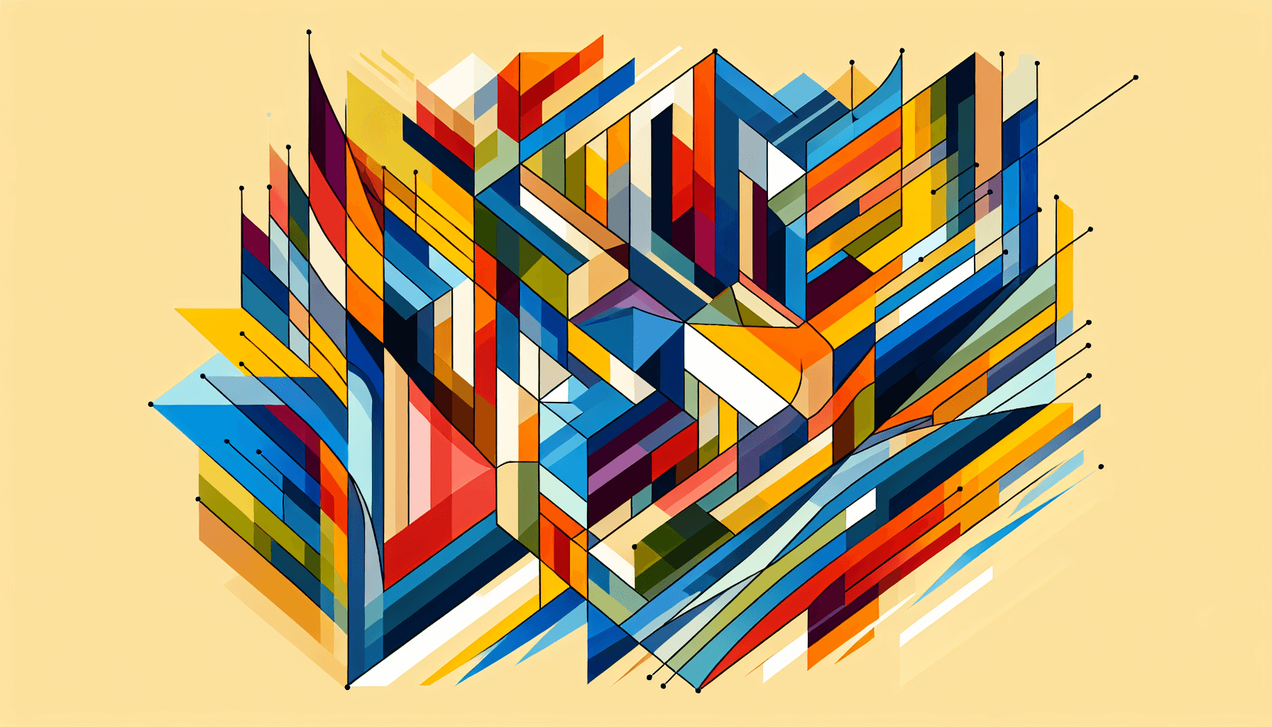 Abstract artwork for Bedrock and Blades