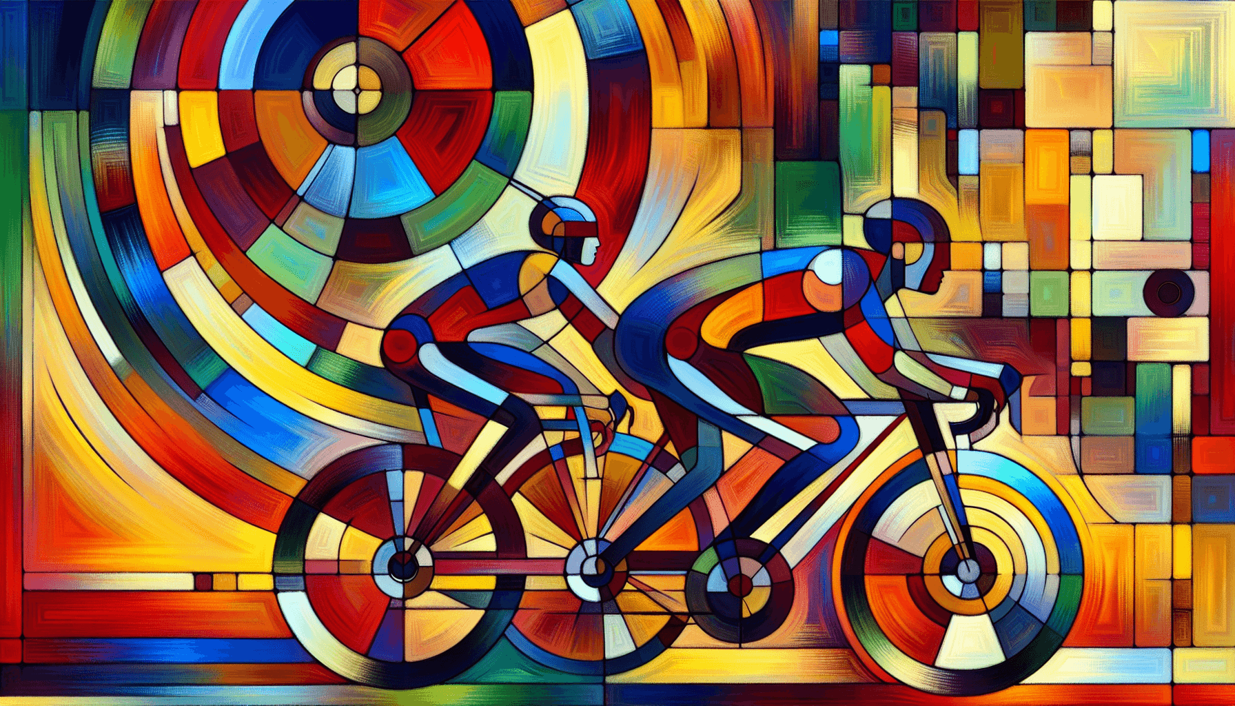 Abstract artwork for Cycling