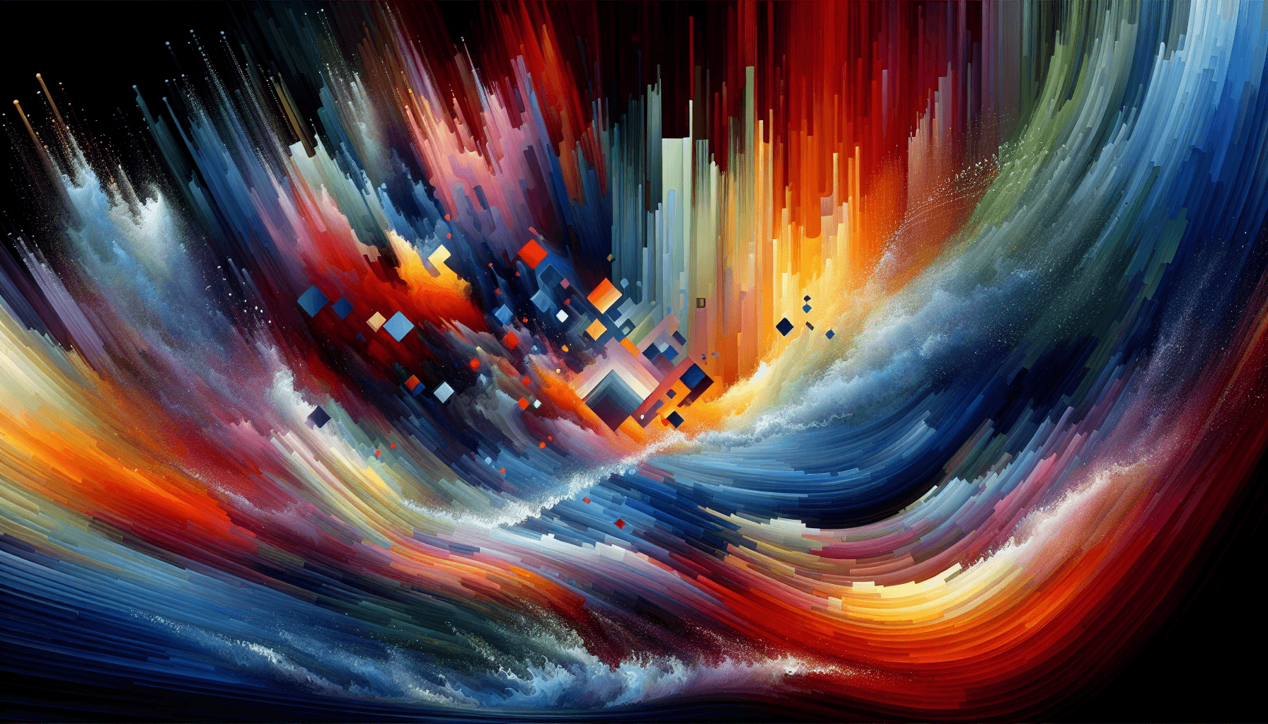 Abstract artwork for Deluge and Dominion