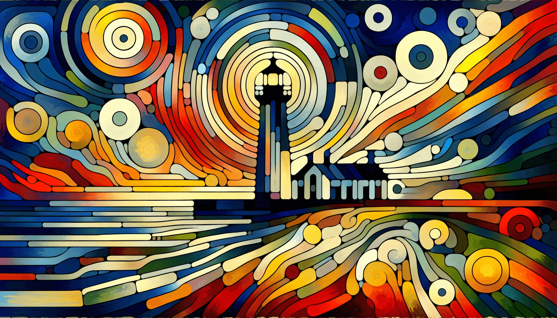 Abstract artwork for Lighthouses and Legends