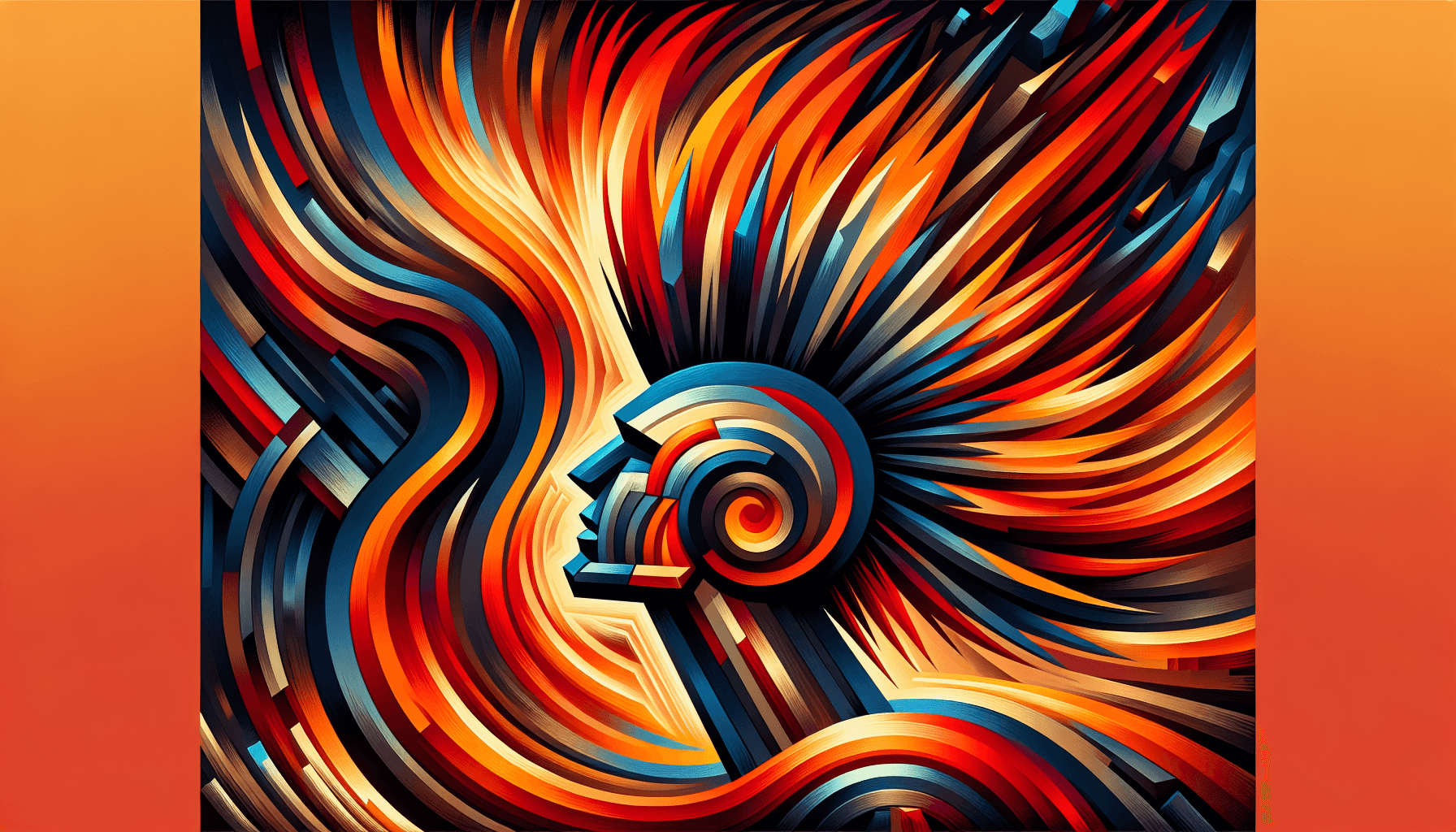 Abstract artwork for Magma and Mohawks