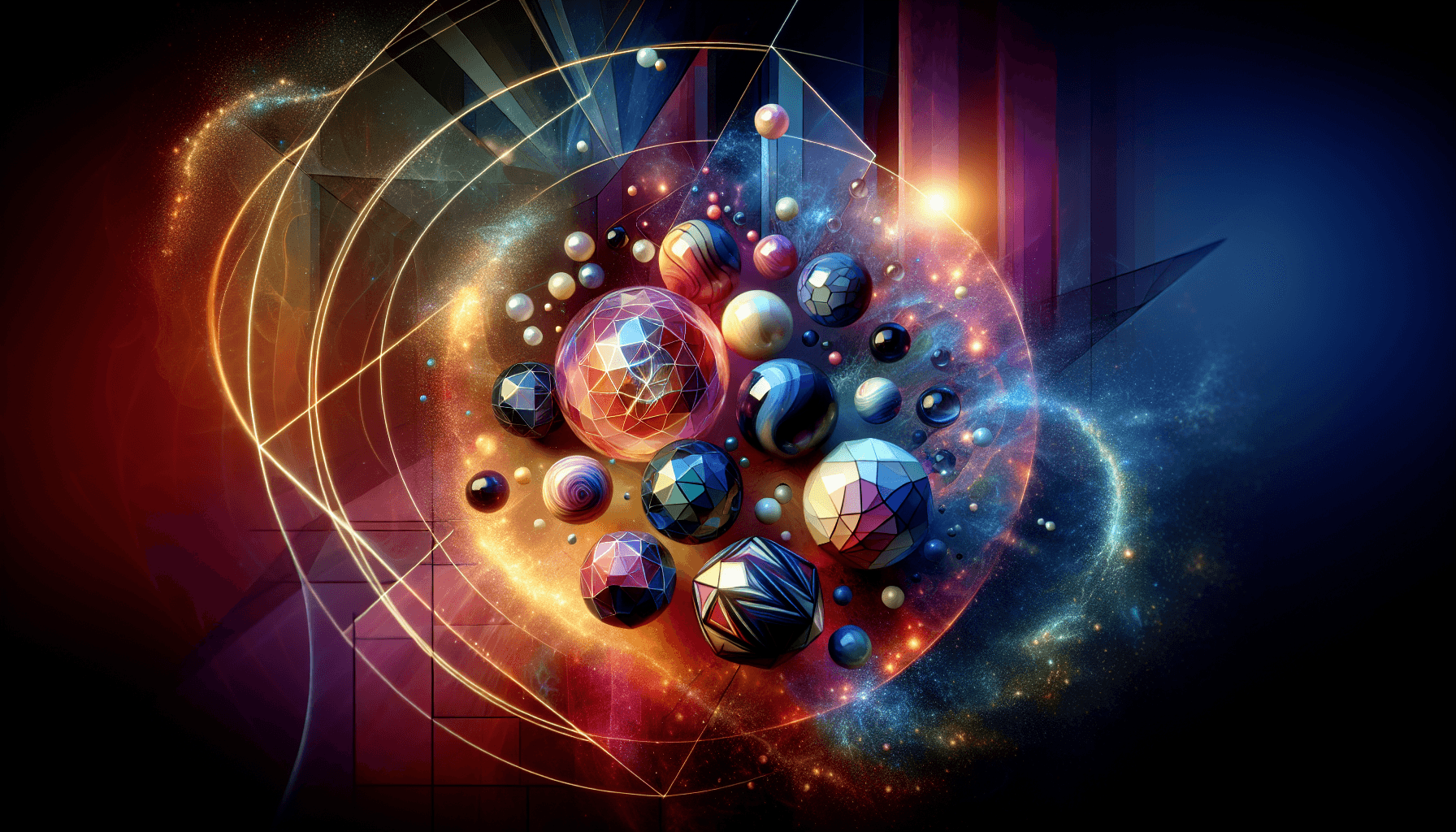 Abstract artwork for Marbles and Moonbeams