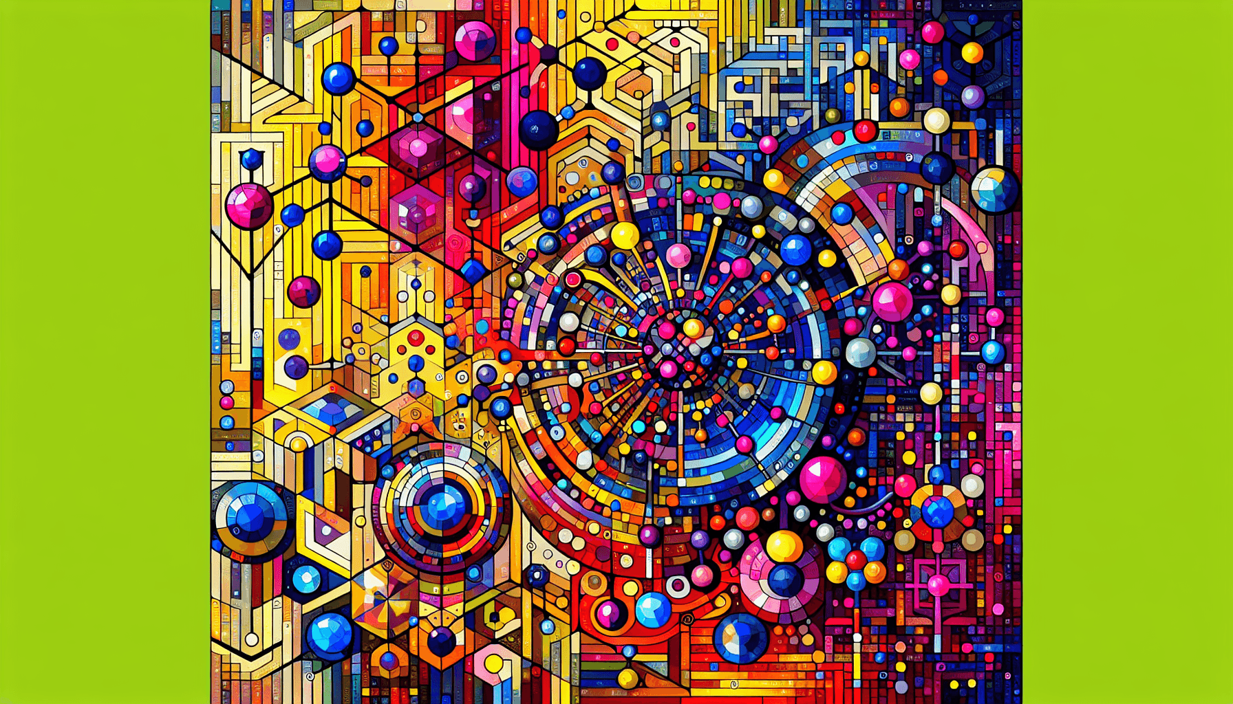 Abstract artwork for Mirrors and Molecules