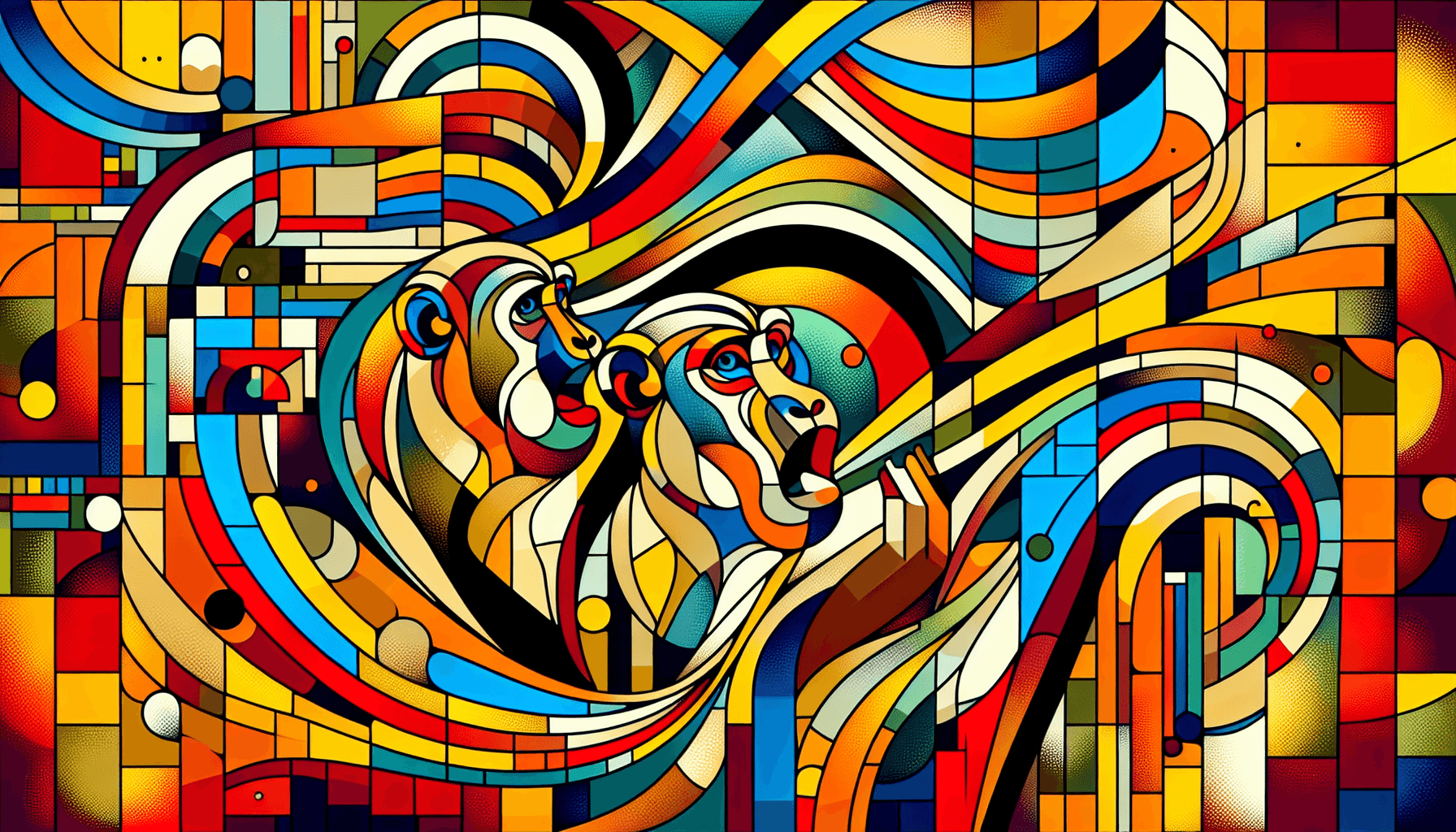 Abstract artwork for Mosaics and Monkeys