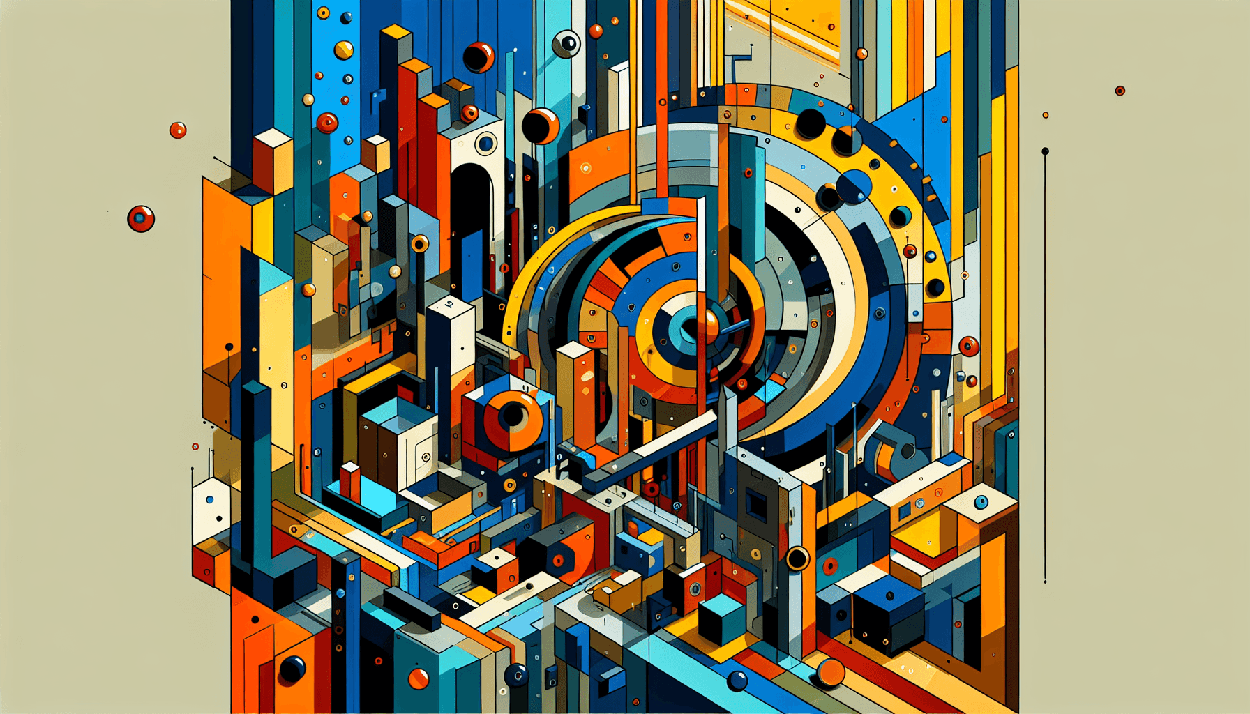 Abstract artwork for Outposts and Leapfrogs