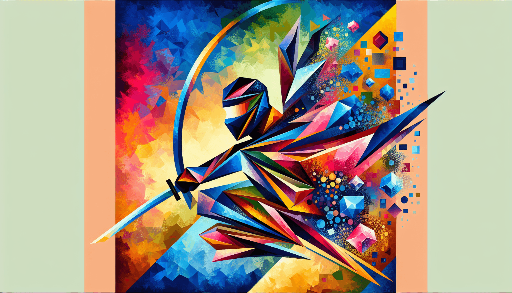 Abstract artwork for Quartz and ninjas