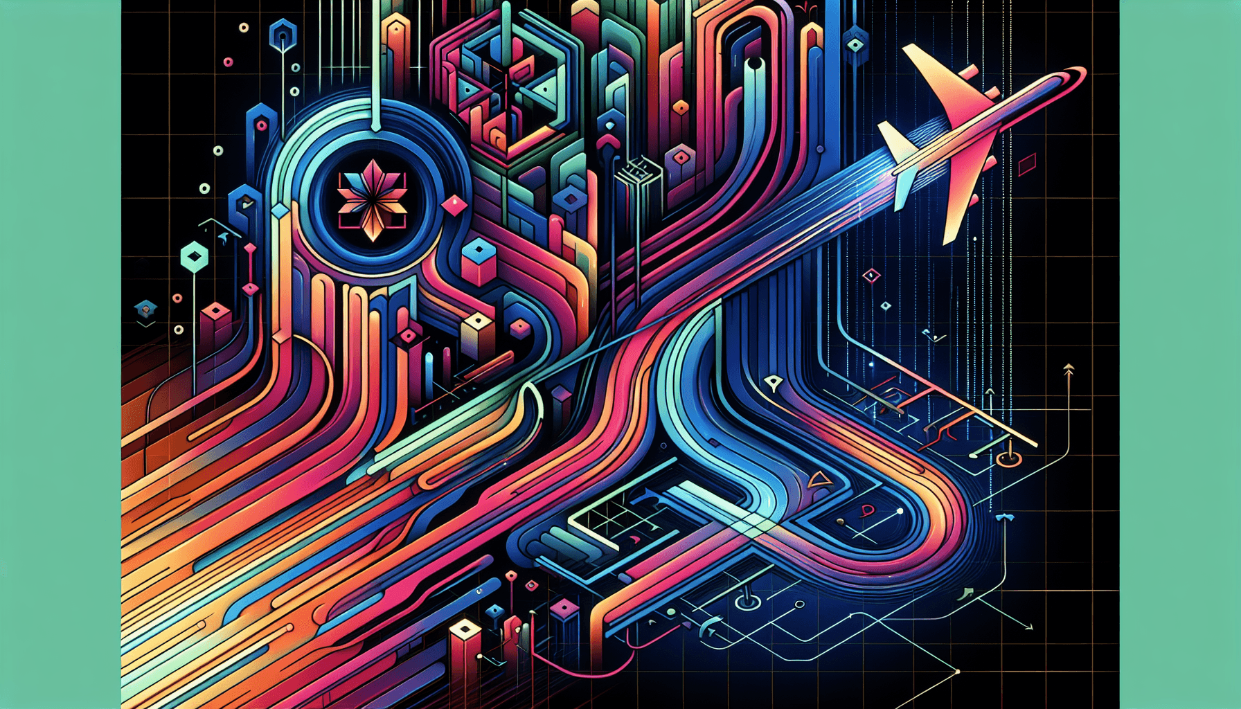 Abstract artwork for Quinine and Runways