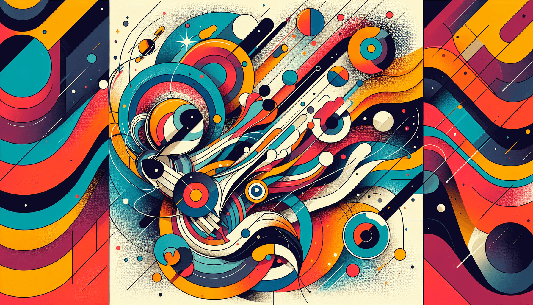 Abstract artwork for Socks and Satellites