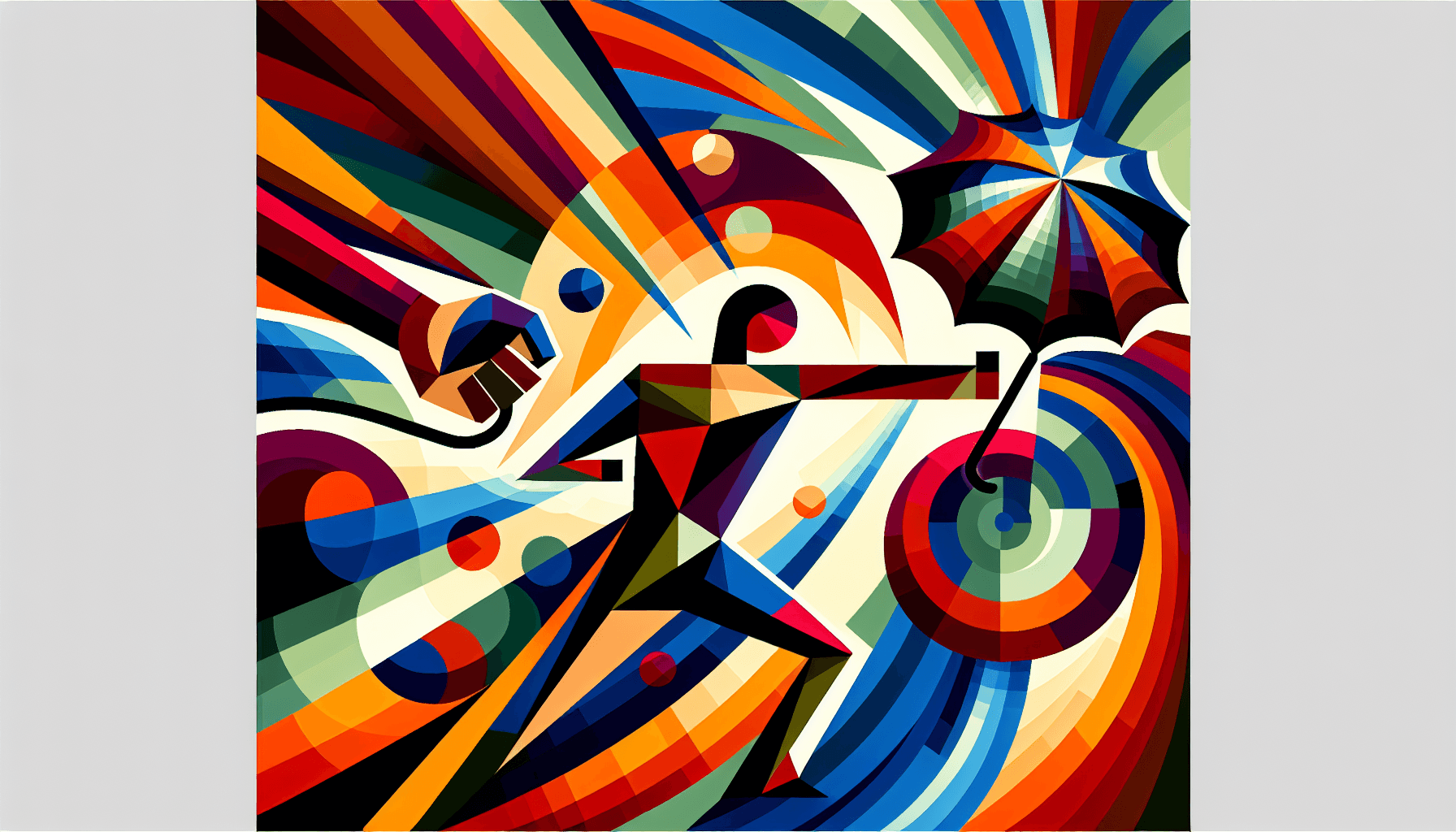 Abstract artwork for Uppercuts and Umbrellas