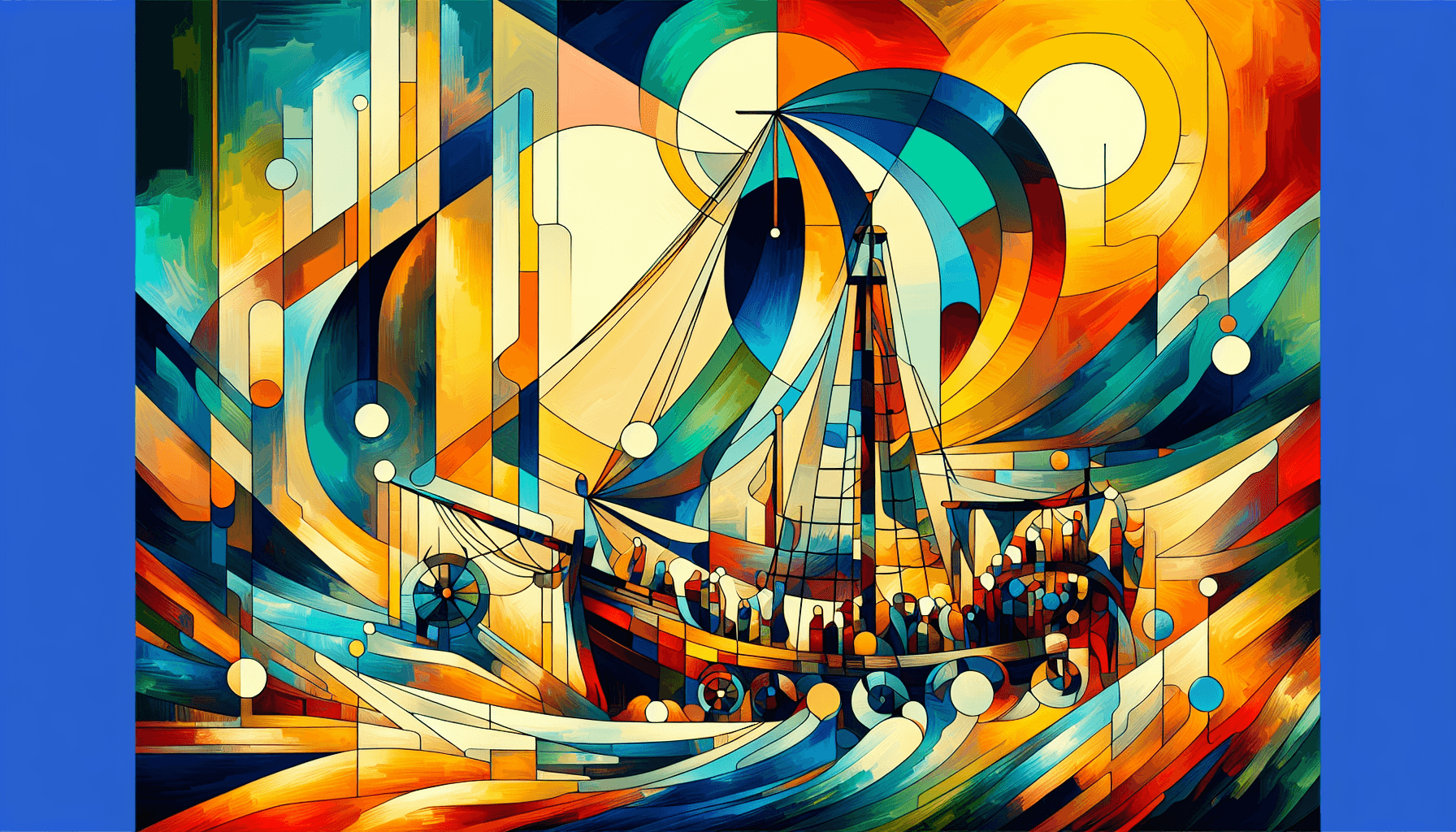 Abstract artwork for Xebec and Feasting