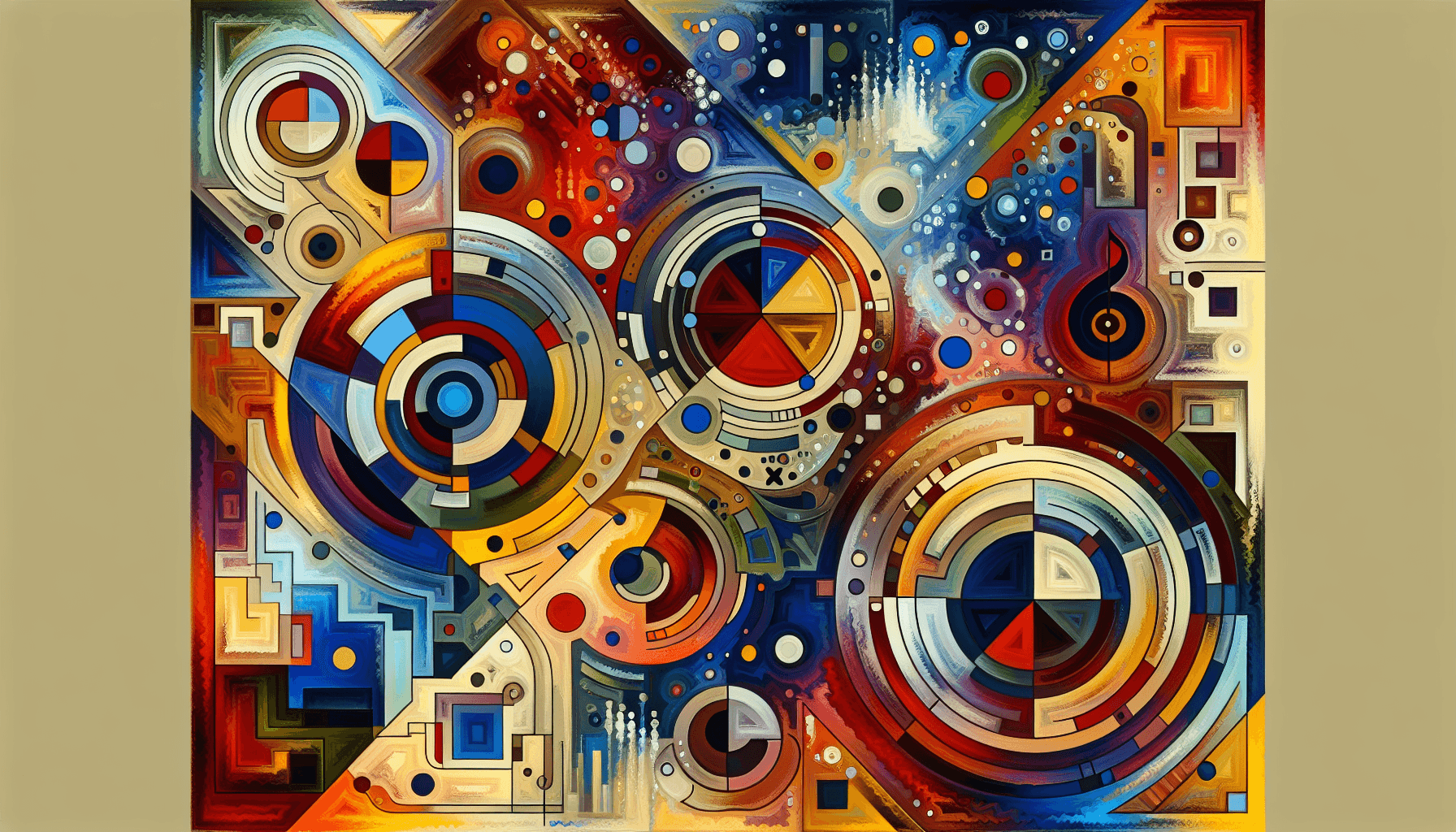 Abstract artwork for 6th grade science