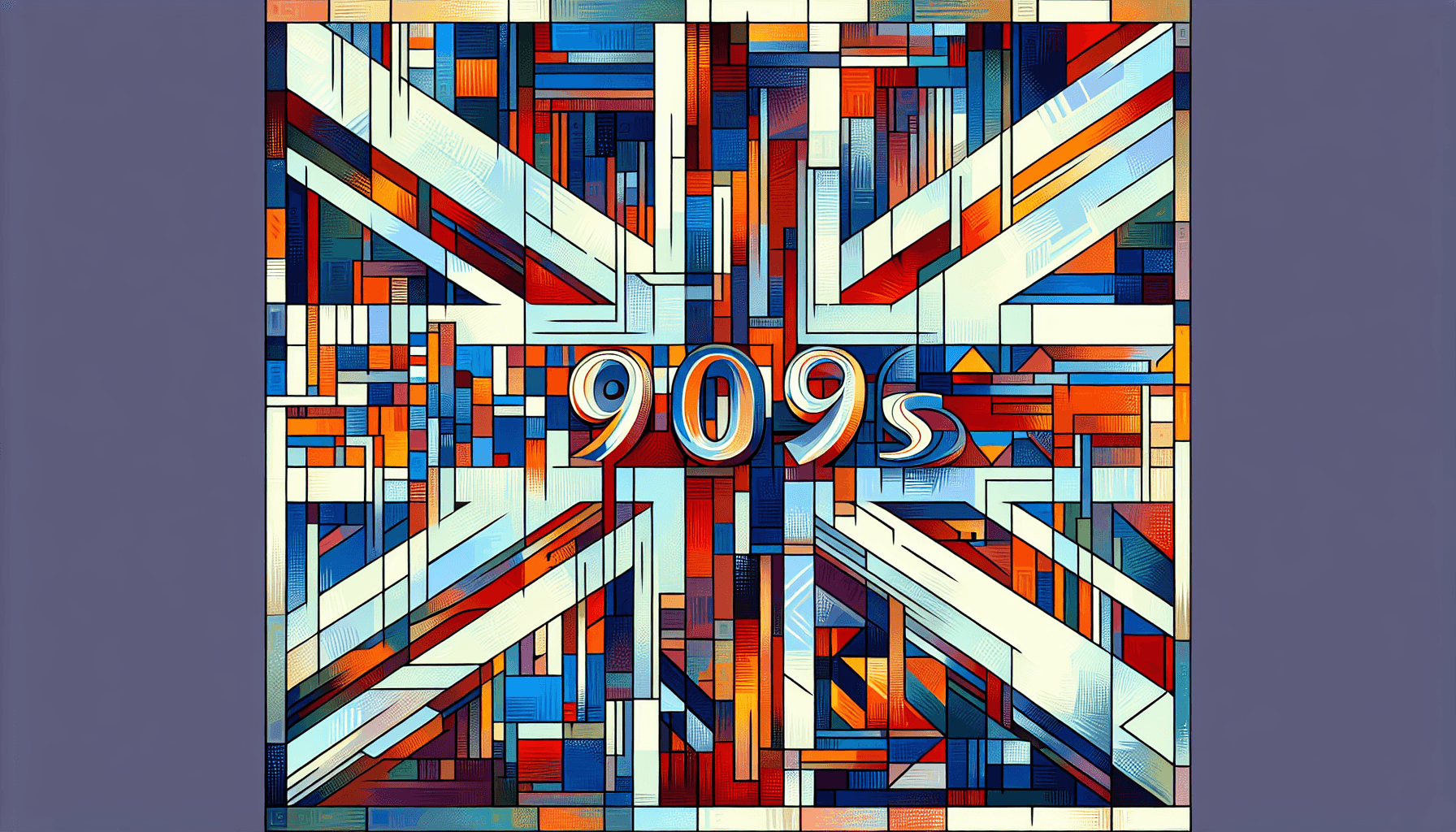 Abstract artwork for 90s UK