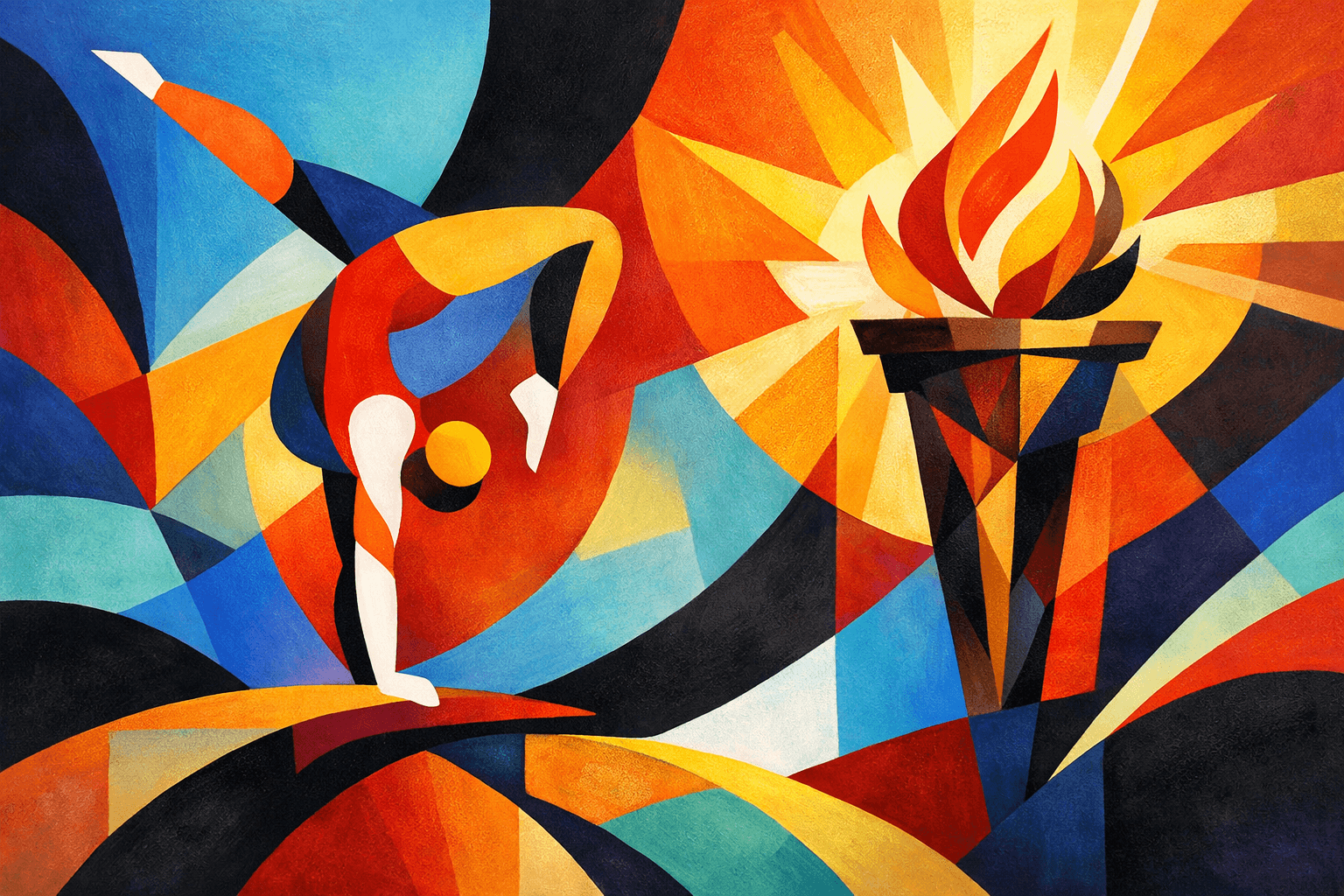 Abstract artwork for Acrobat and Ancestral Torch