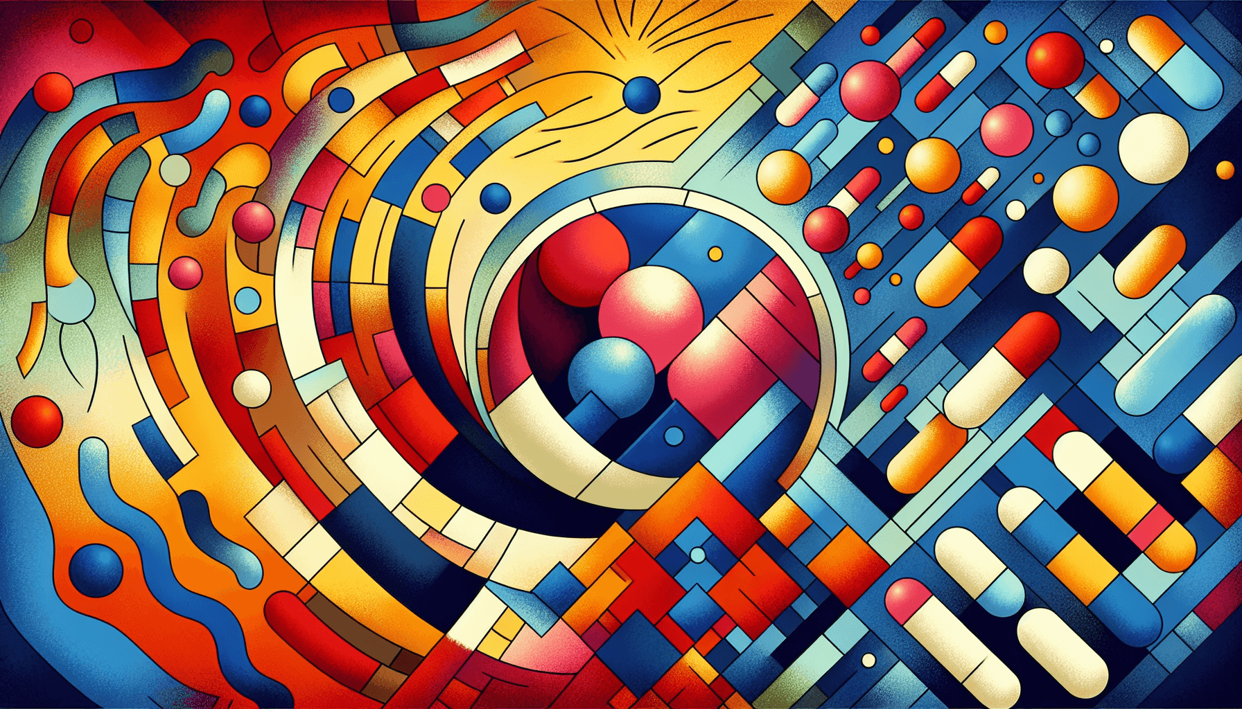 Abstract artwork for Antibiotic Resistance