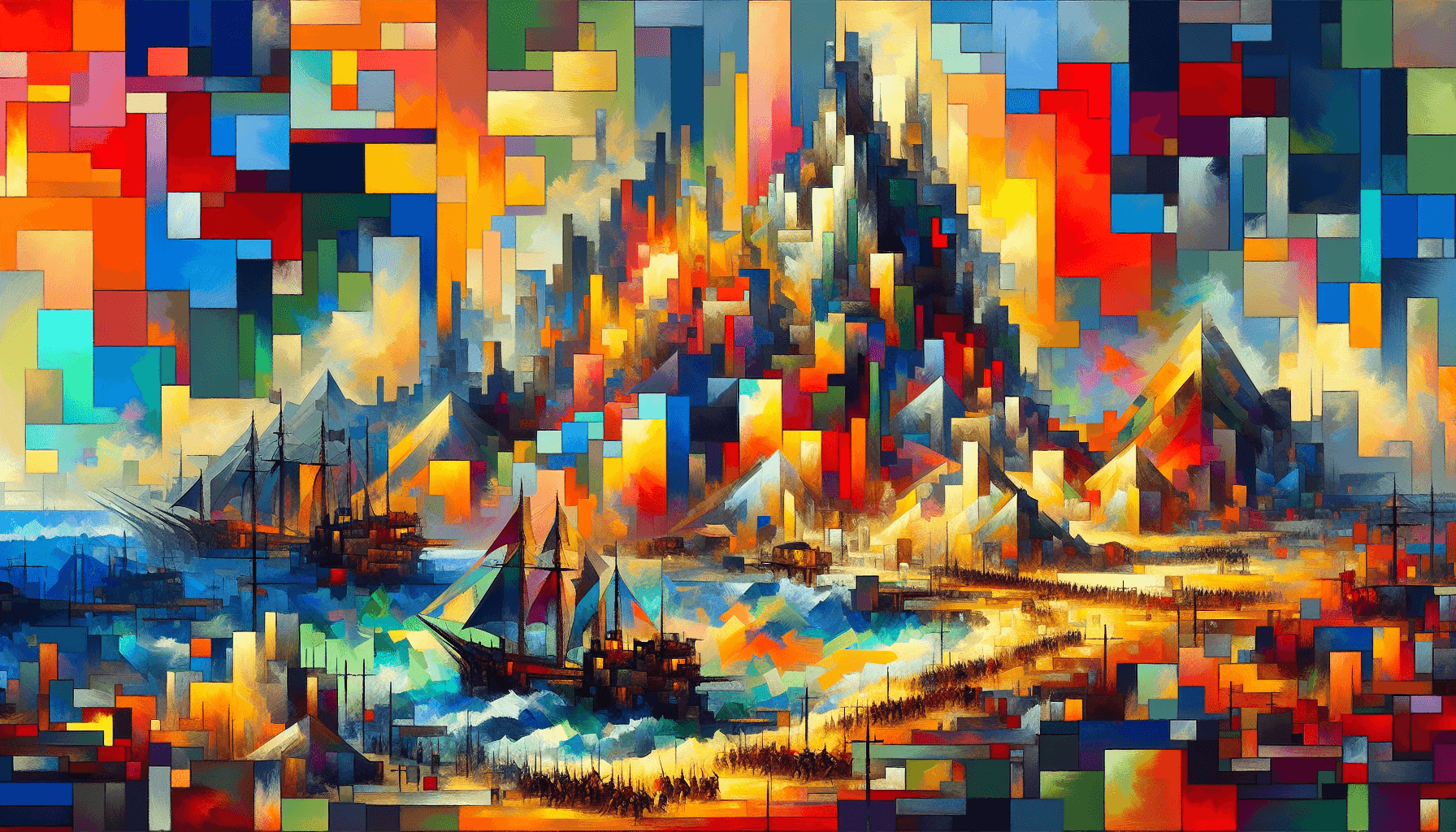 Abstract artwork for Archipelago and Frontlines