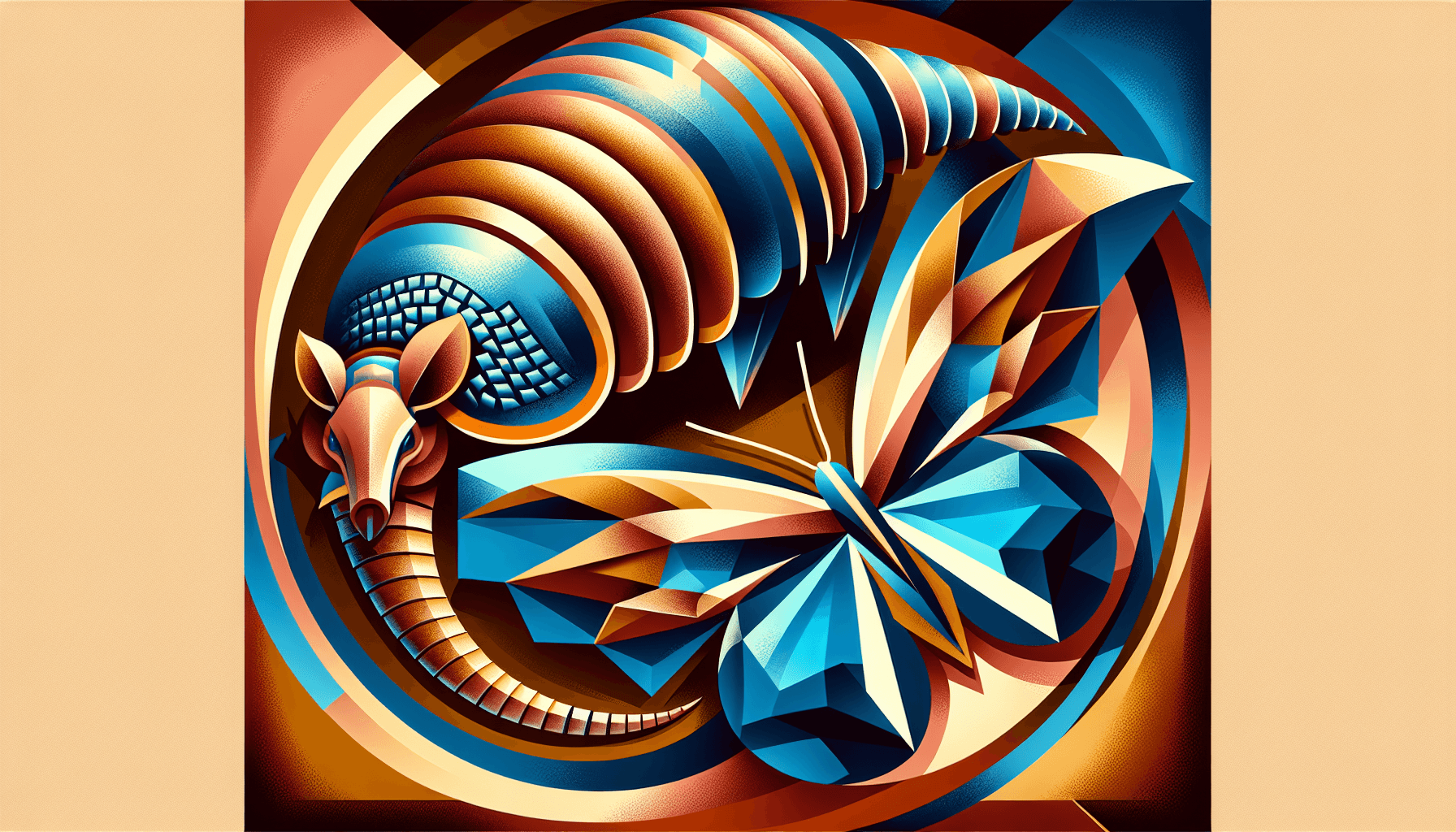 Abstract artwork for Armadillos and Admirals