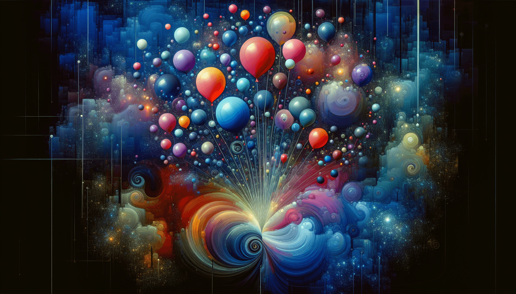 Abstract artwork for Balloons and Bioluminescence