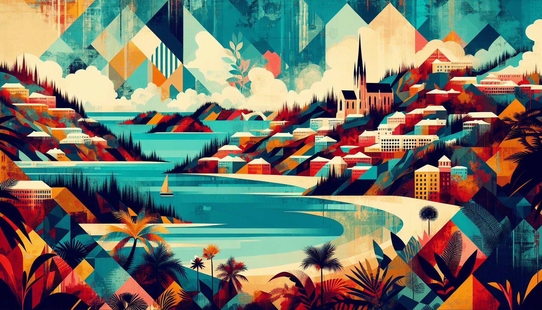 Abstract artwork for Bermuda and Bohemia