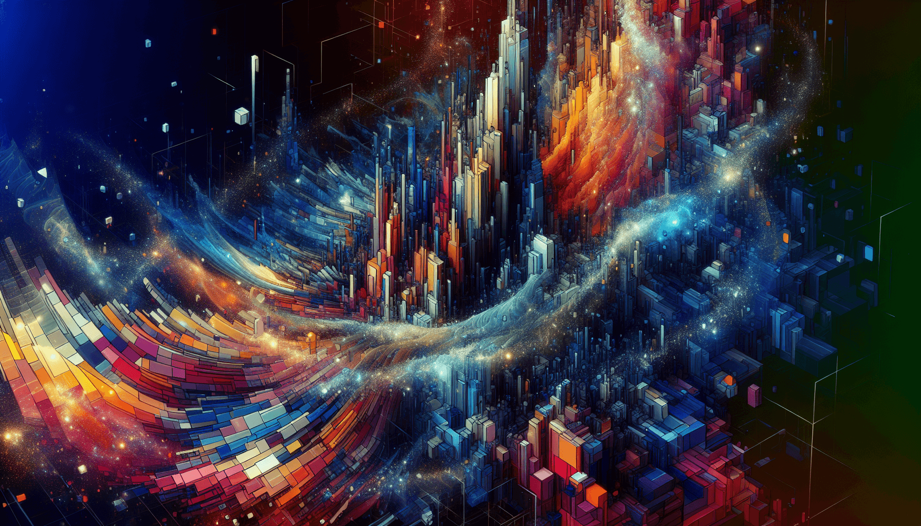 Abstract artwork for Cascade and Citadel