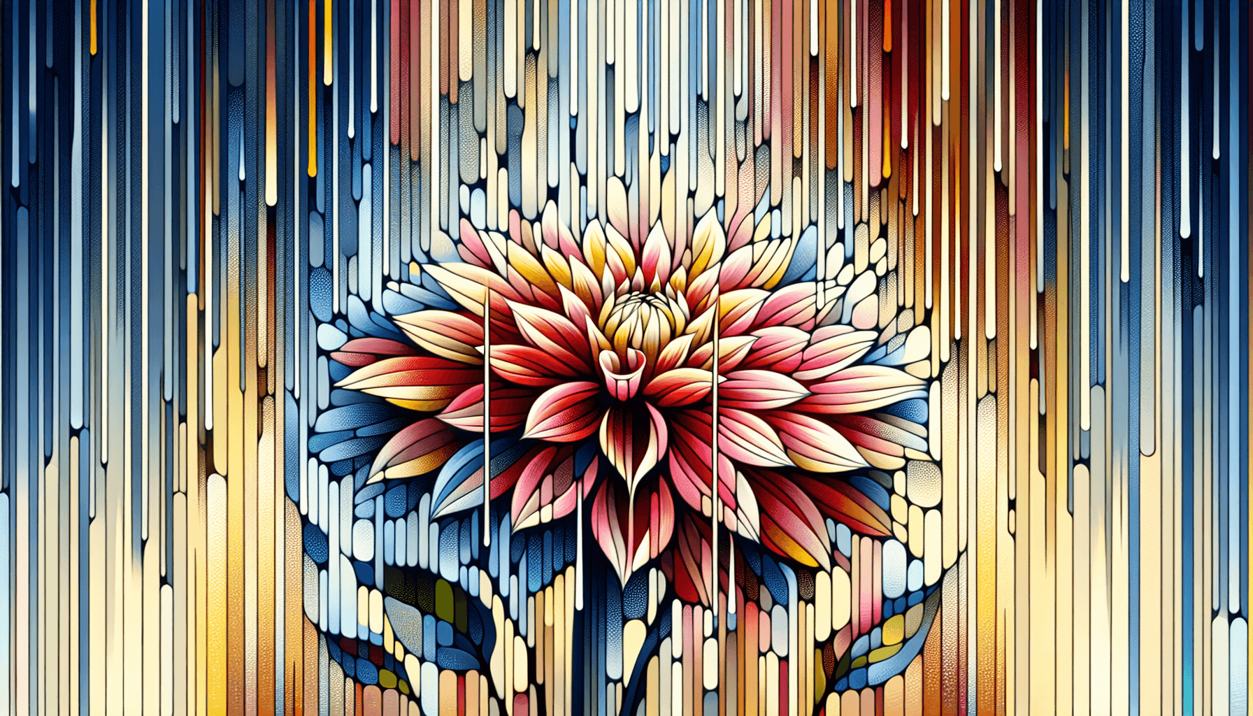 Abstract artwork for Dahlia and Downpour