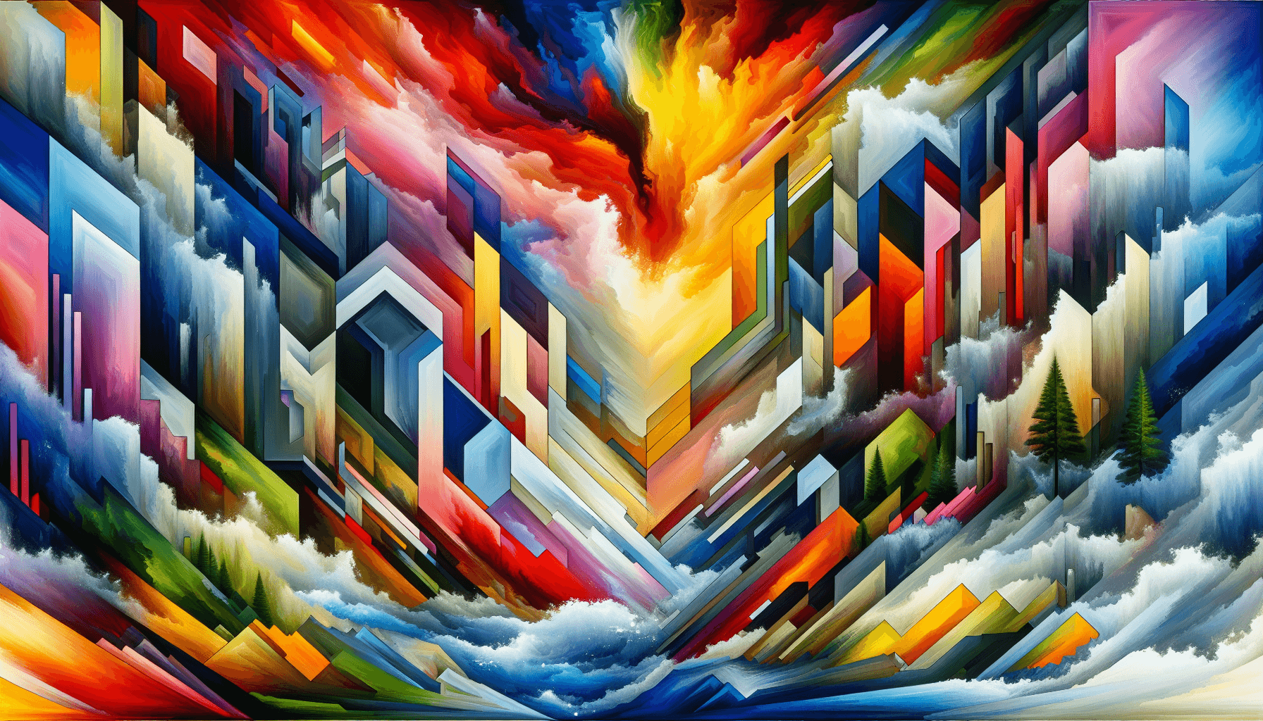 Abstract artwork for Deluge and Dominion