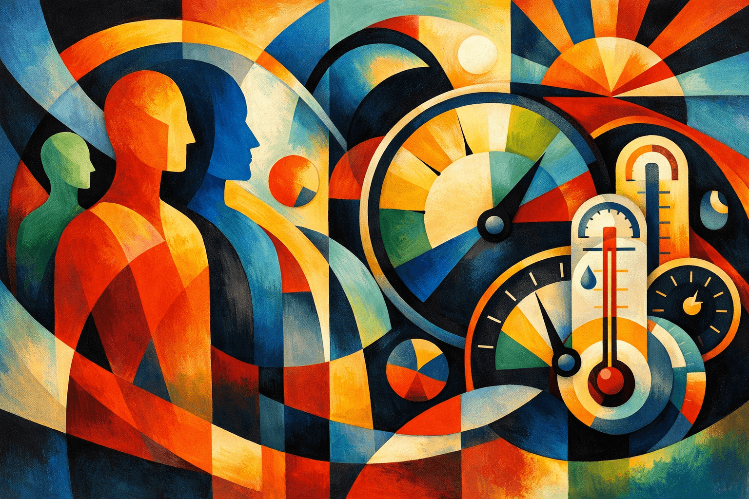 Abstract artwork for Effigies and Barometers
