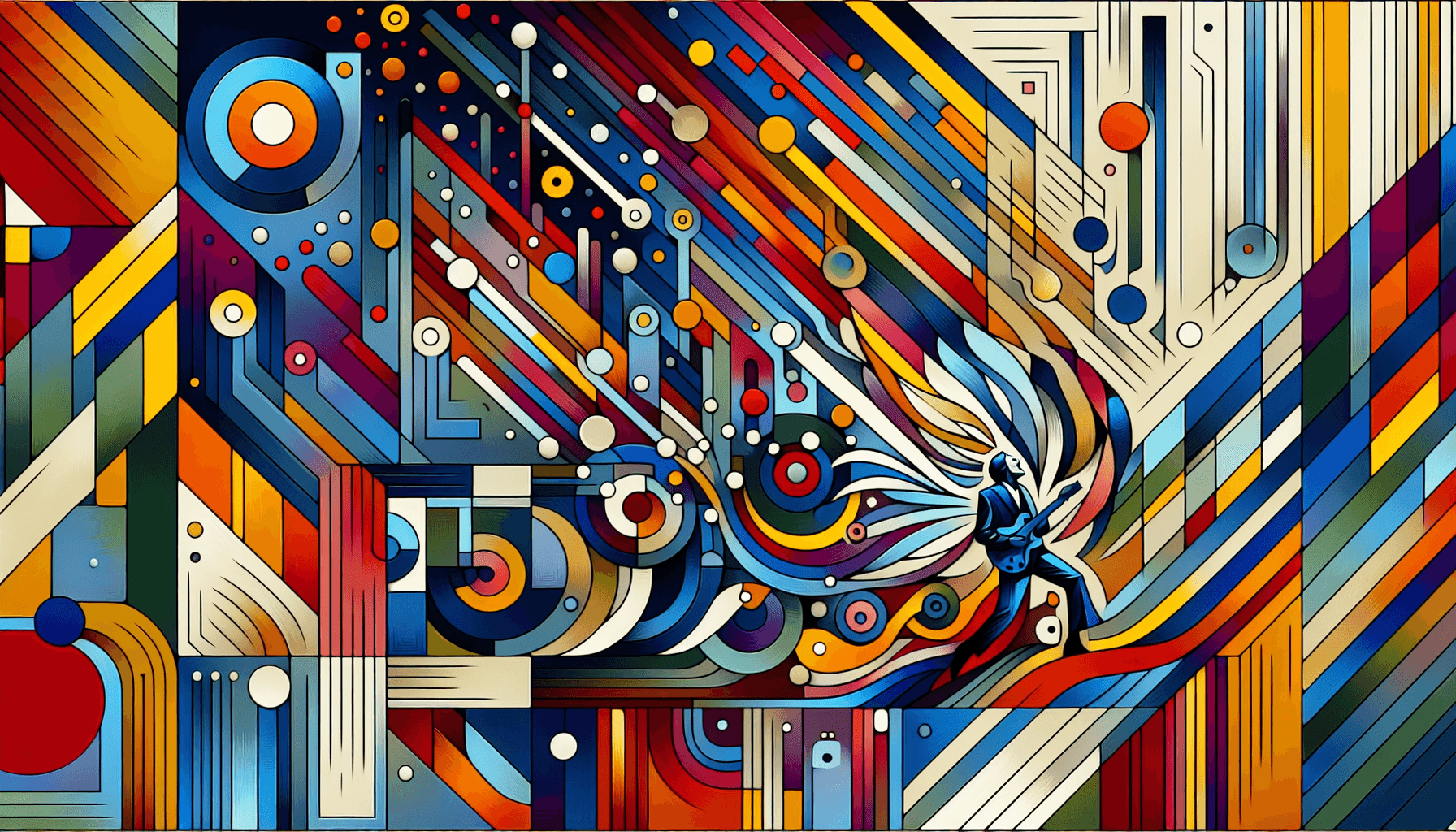 Abstract artwork for Entropy and Elvis