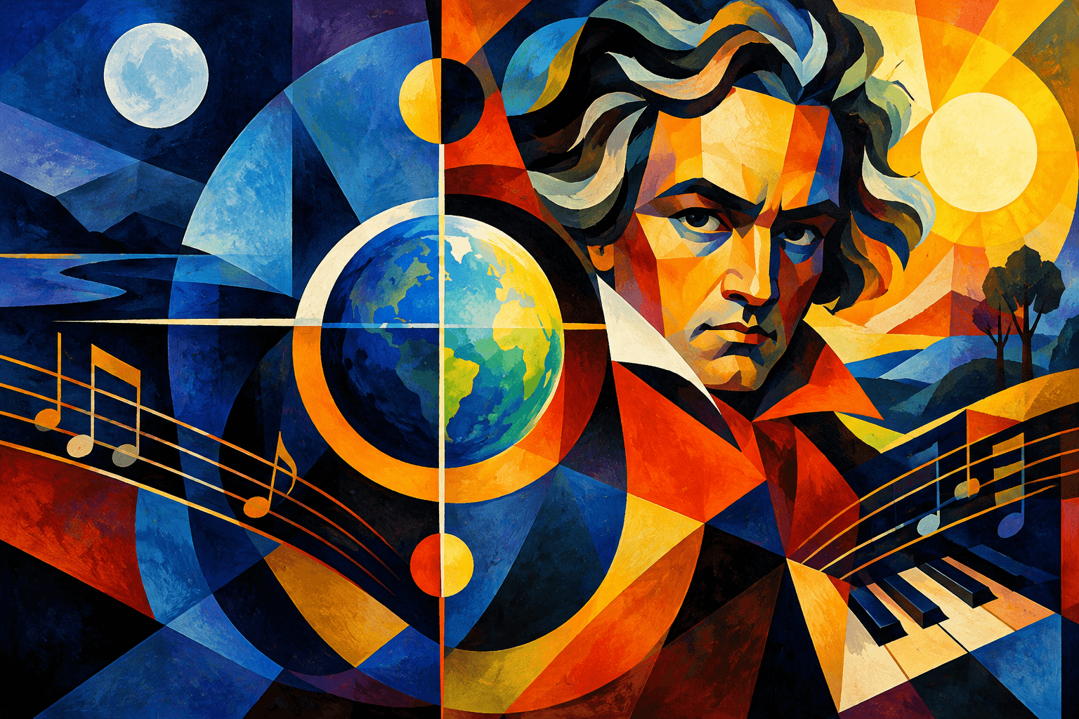 Abstract artwork for Equinox and Beethoven