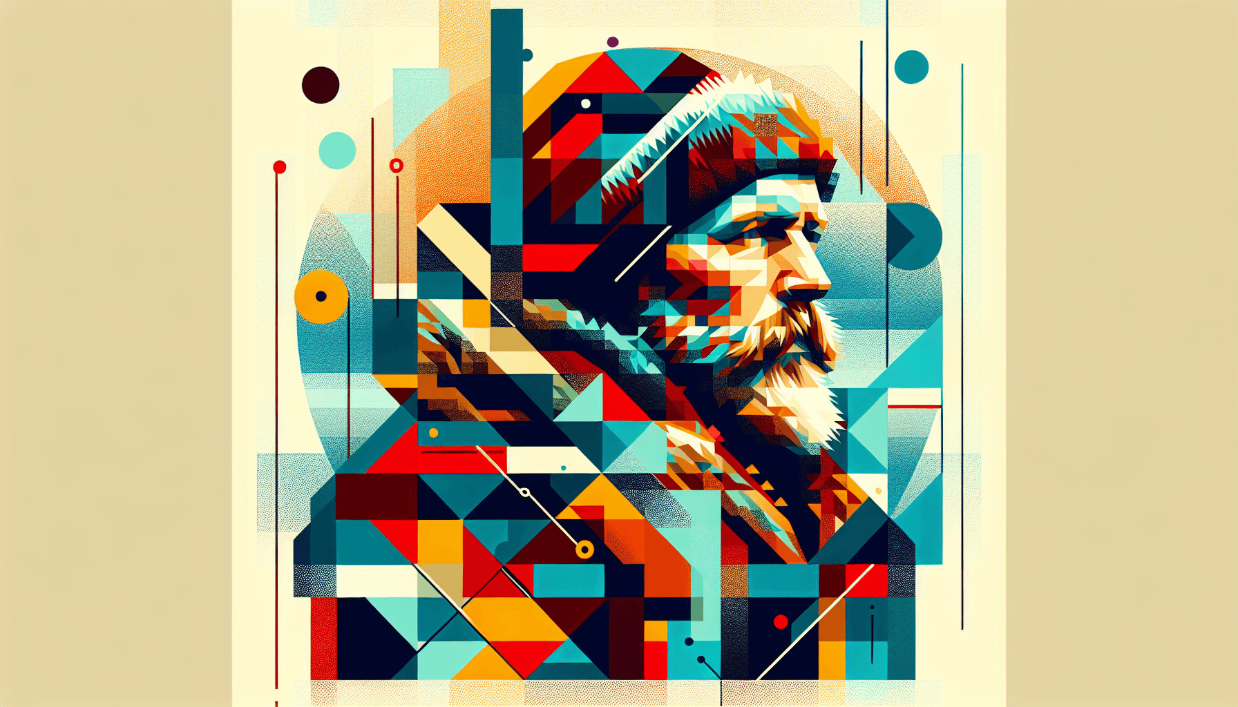 Abstract artwork for Ernest Shackleton