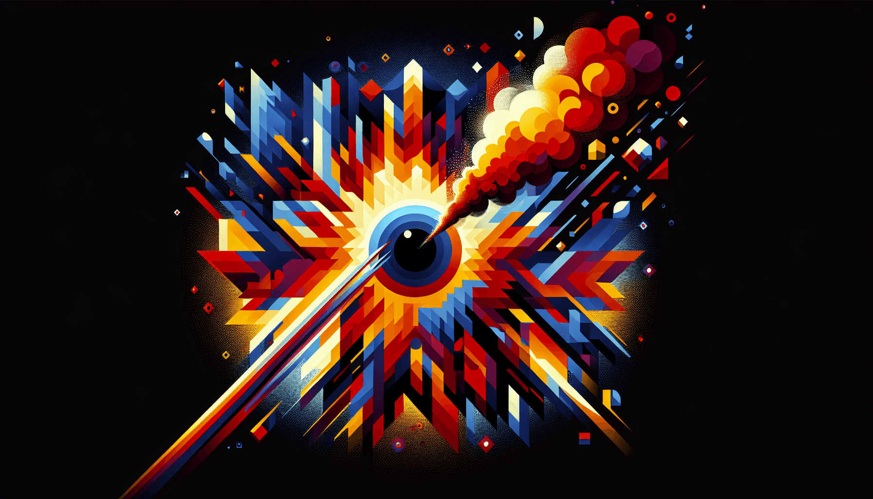 Abstract artwork for Eruption and Espionage