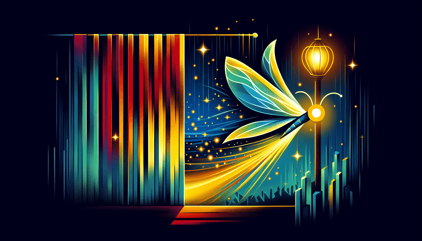 Abstract artwork for Firefly and Iron Curtain