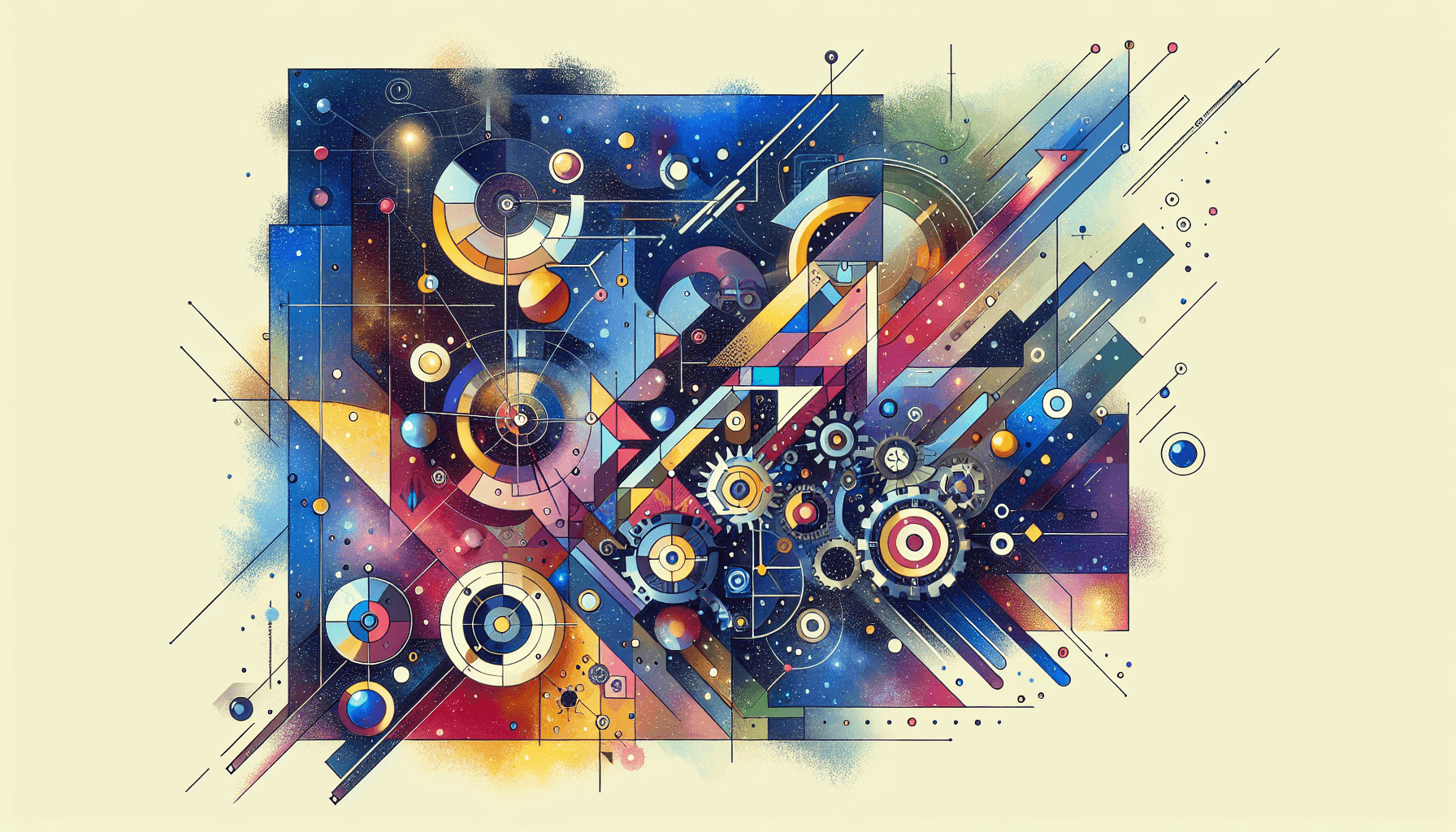 Abstract artwork for Galaxies and Gadgets