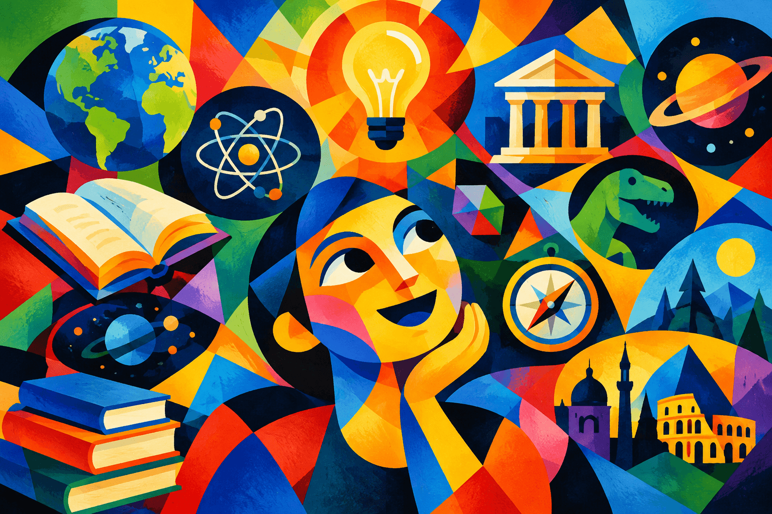 Abstract artwork for General Knowledge fun