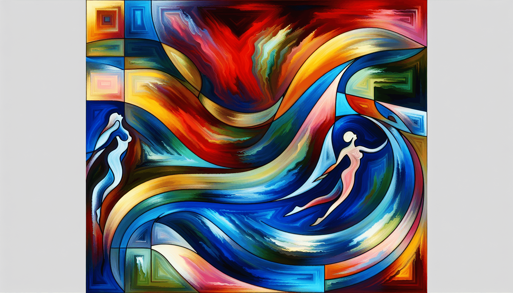 Abstract artwork for Gulf and Nymphs