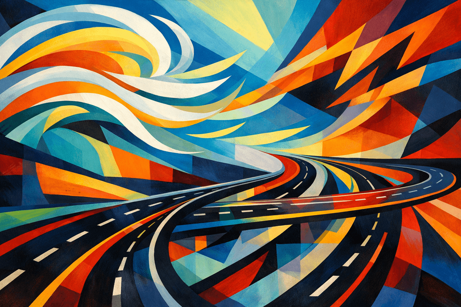 Abstract artwork for Gusts and Interstates