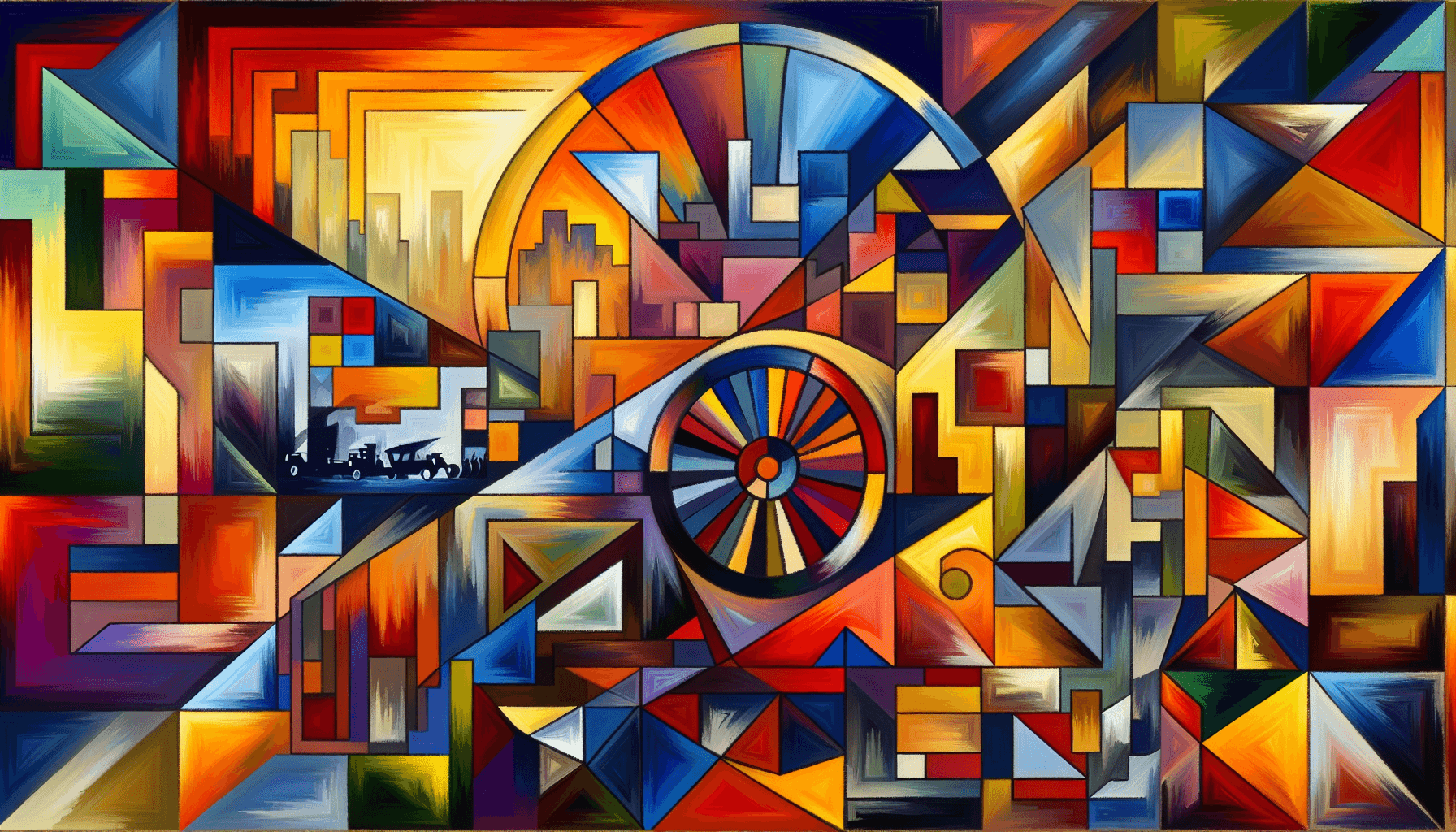 Abstract artwork for History world war one and 1920s