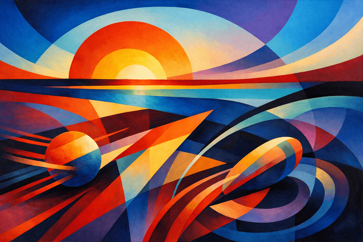 Abstract artwork for Horizons and Inertia