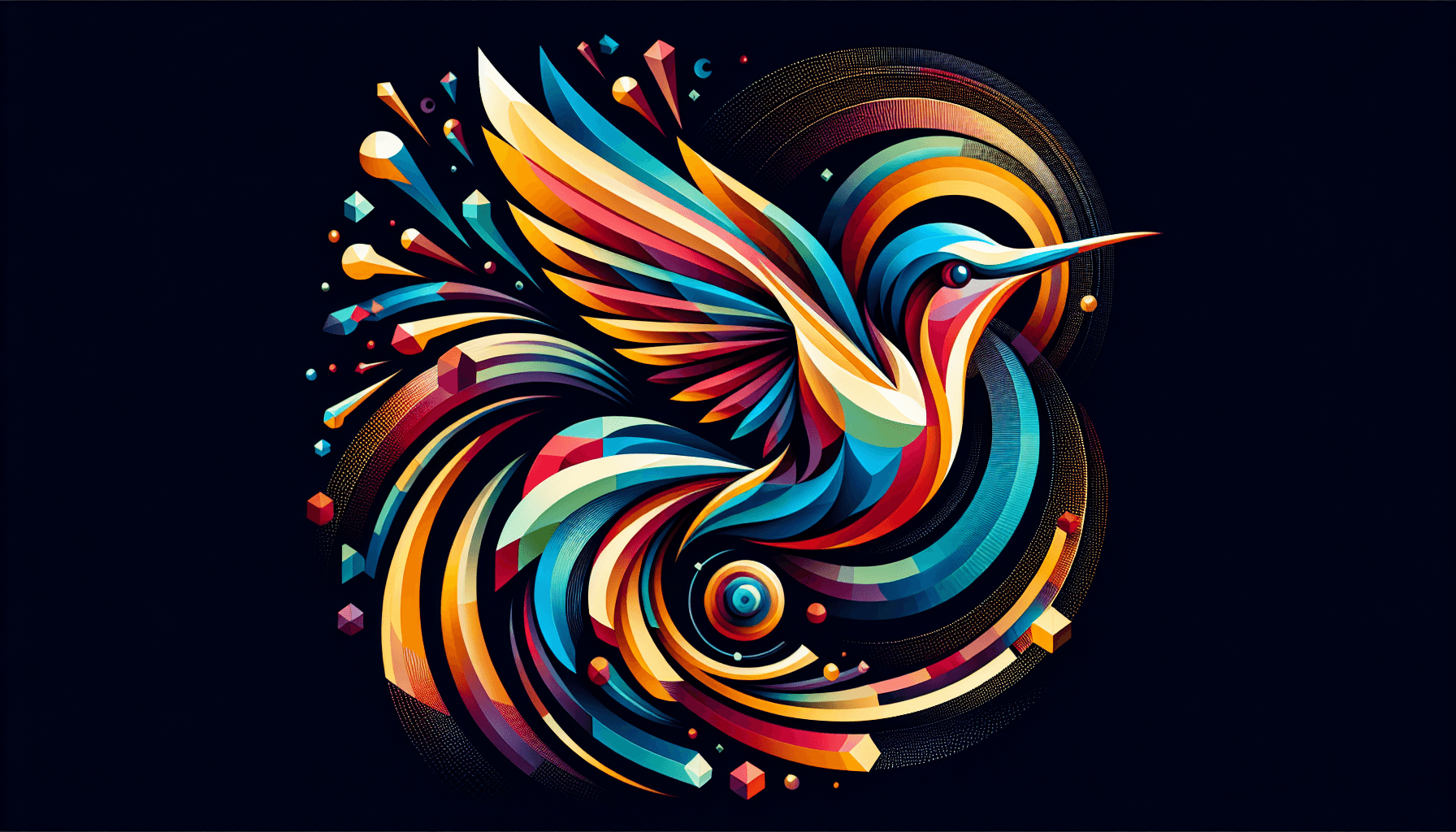 Abstract artwork for Hummingbird and Republic