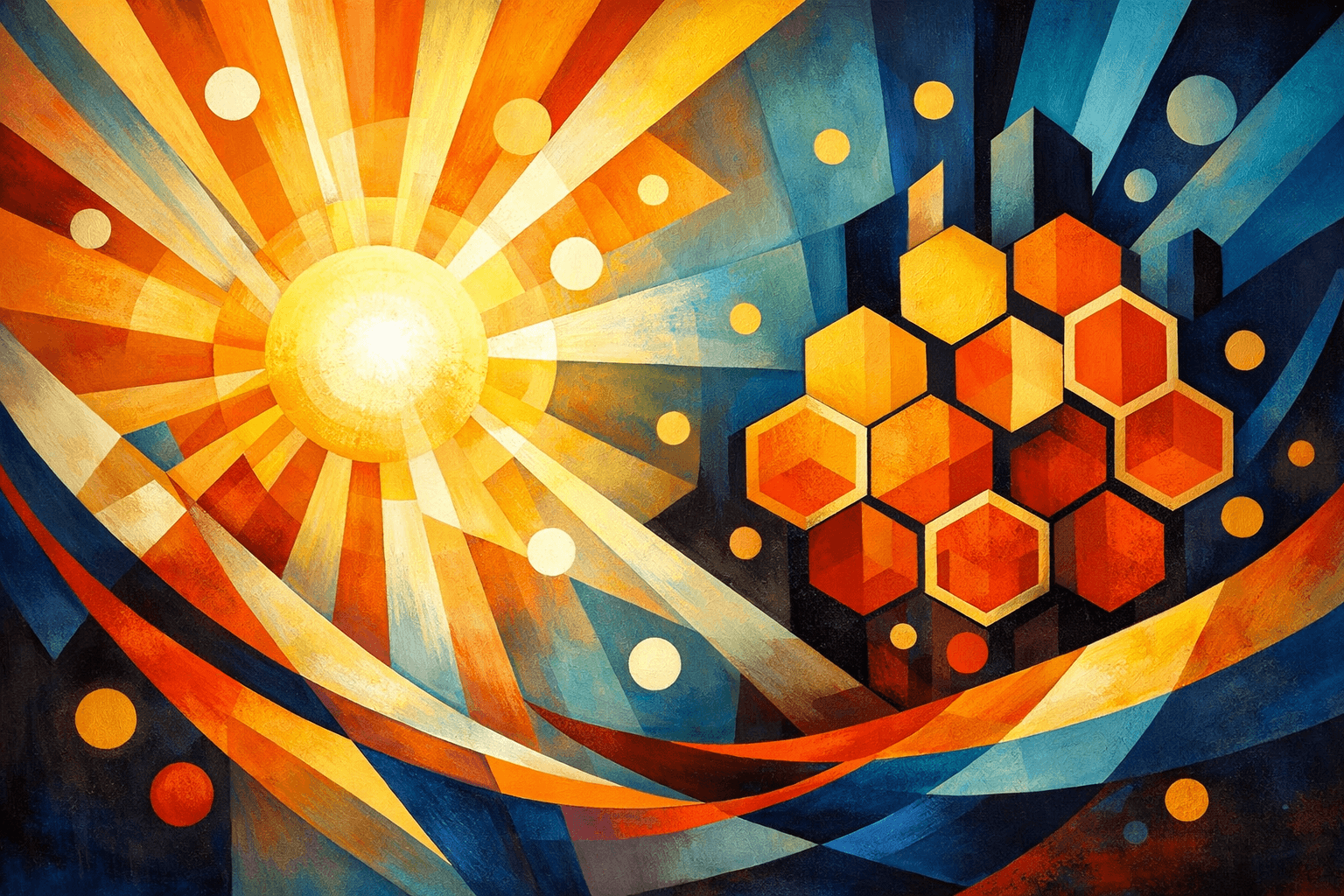 Abstract artwork for Illumination and Hive