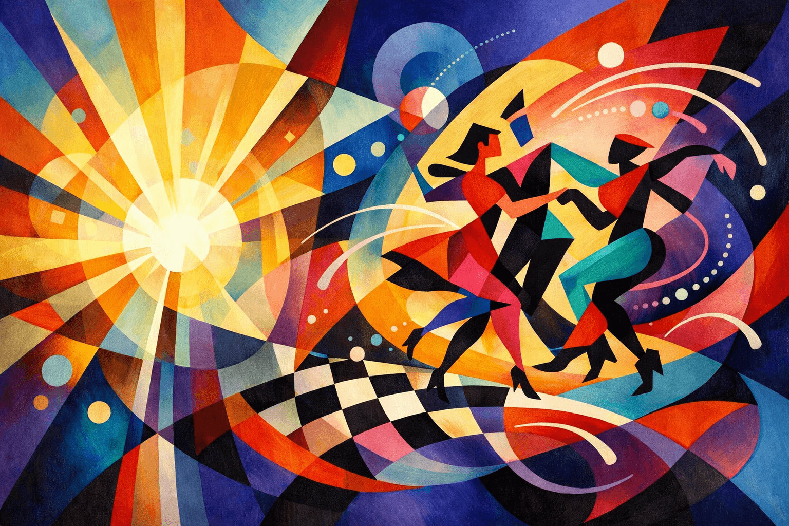 Abstract artwork for Illumination and Jitterbug