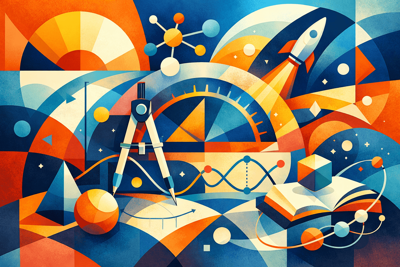 Abstract artwork for Jee mains