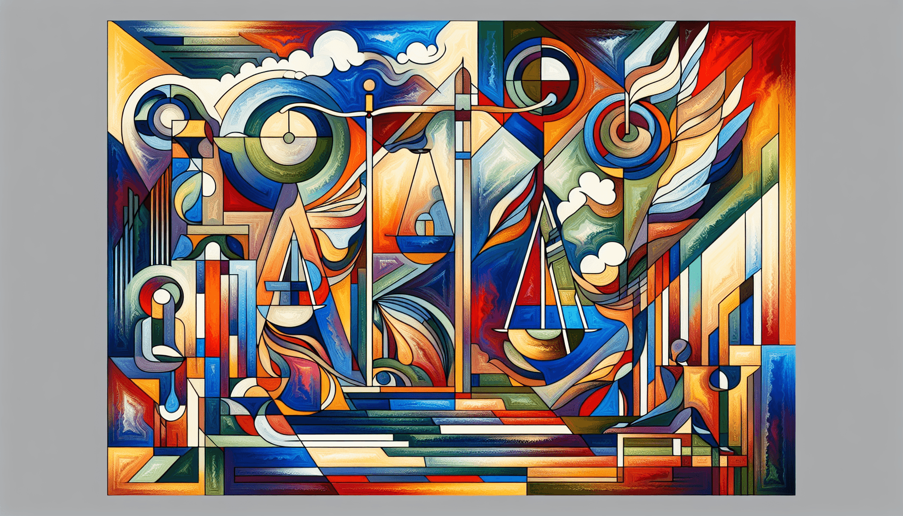 Abstract artwork for Justice and Reverie