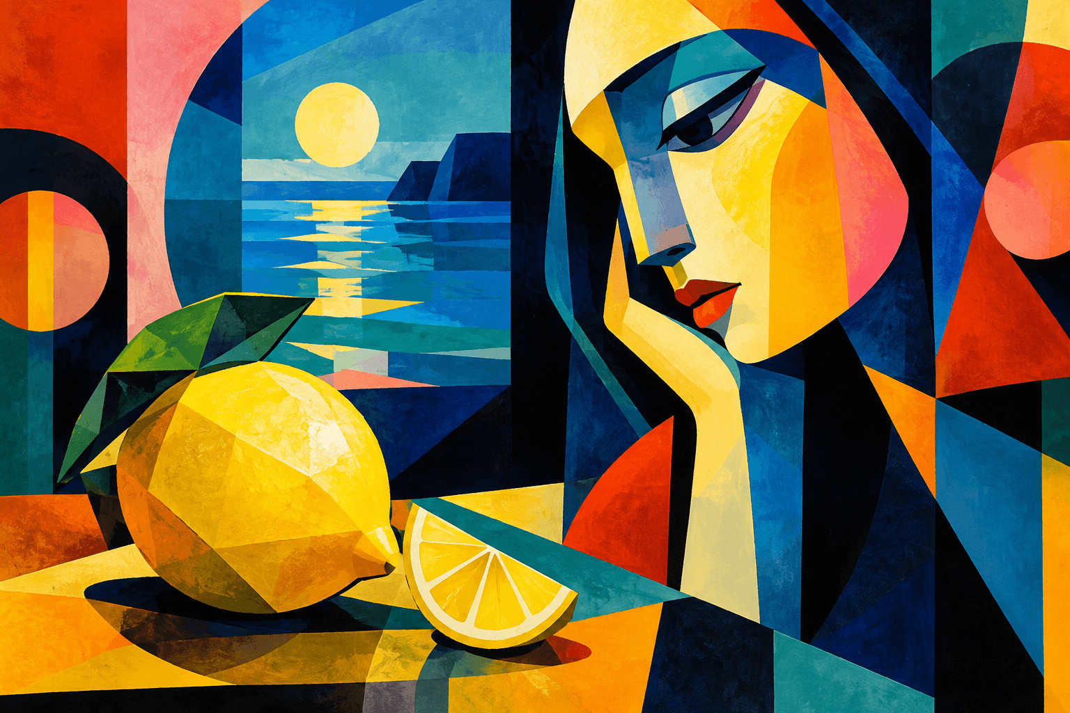 Abstract artwork for Lemon and Longing