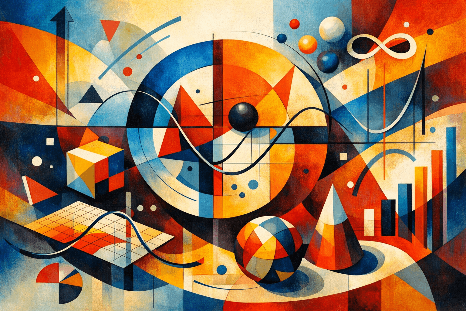 Abstract artwork for Math