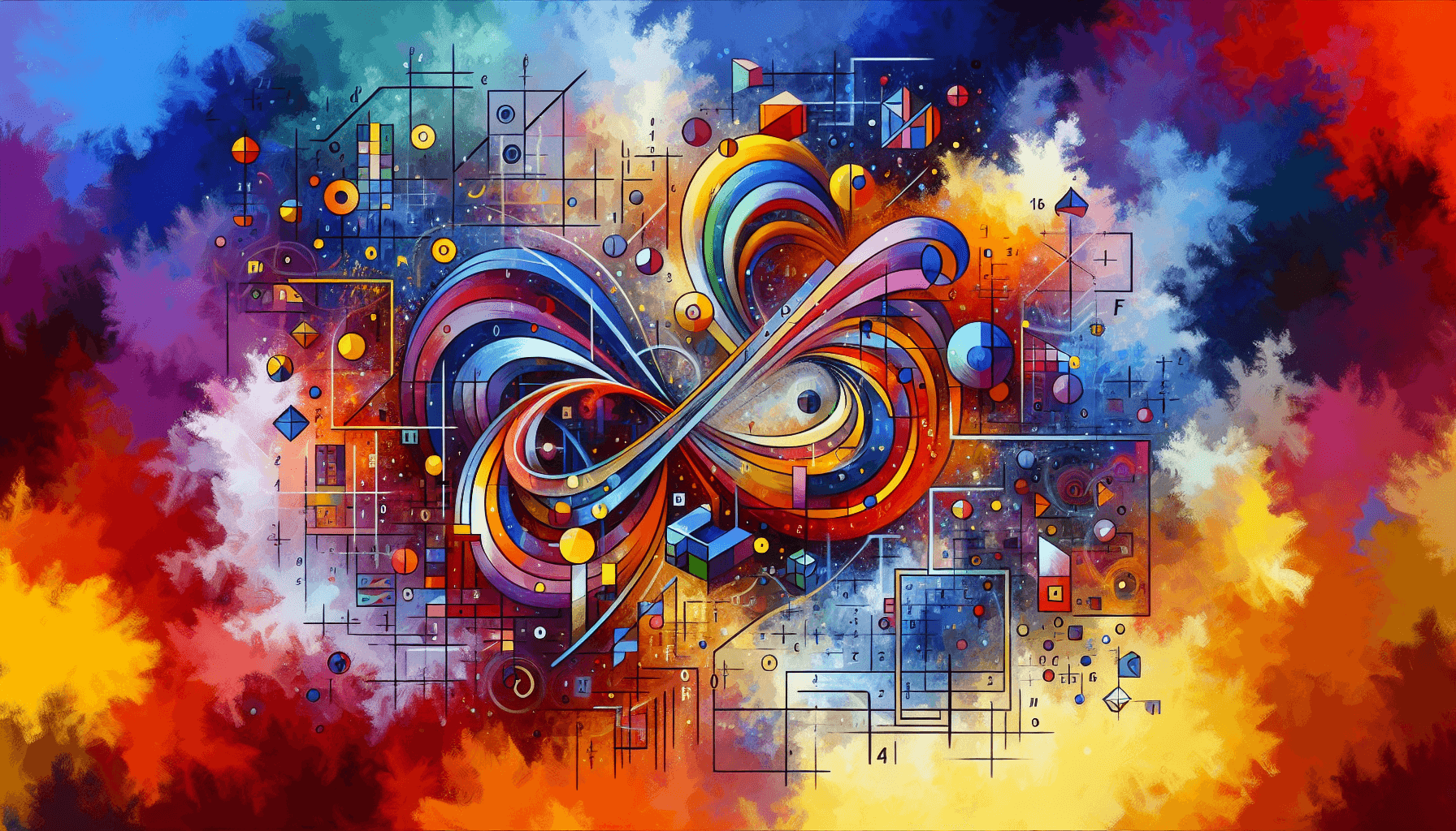 Abstract artwork for Math algebra