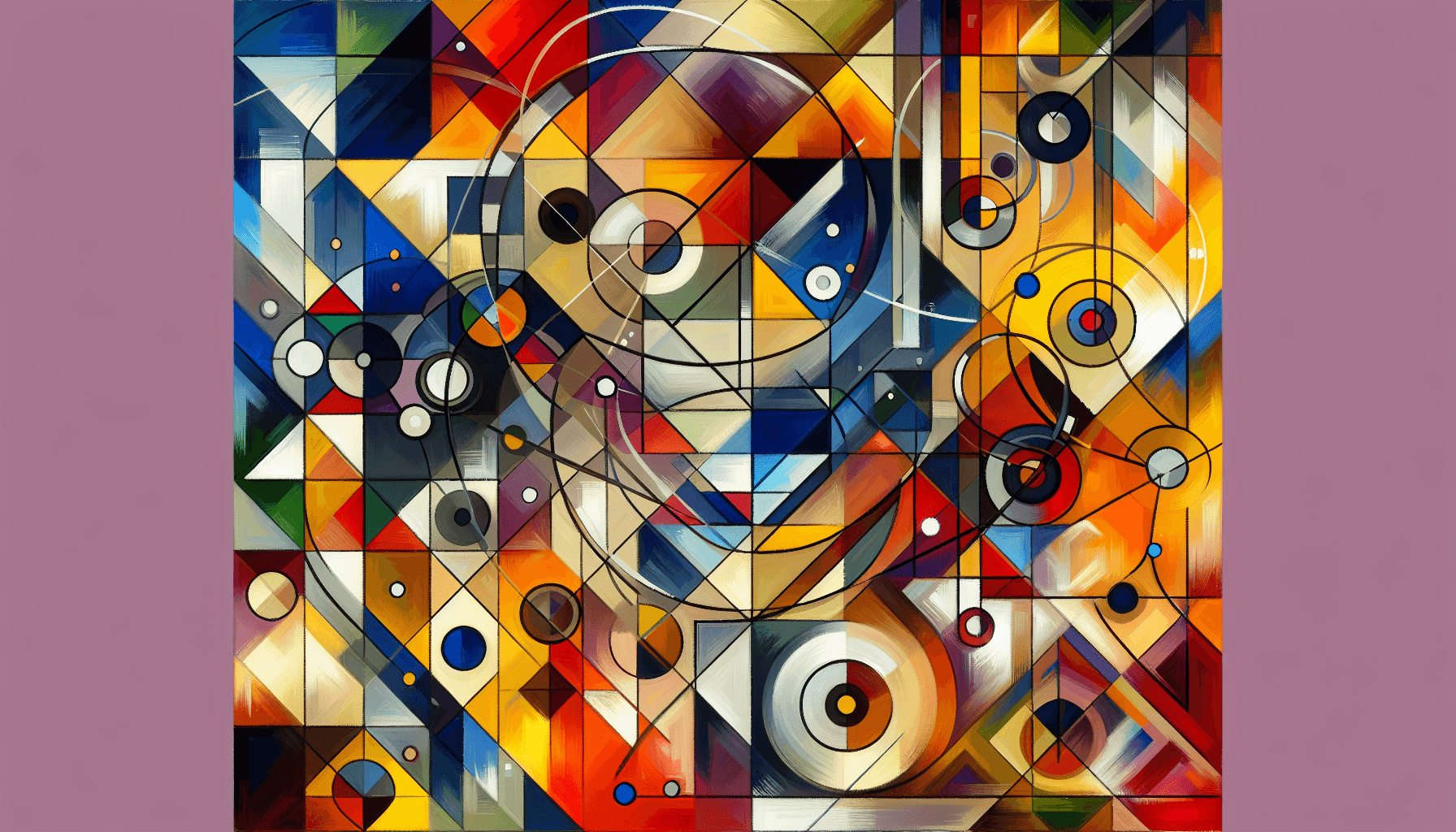 Abstract artwork for Maths relation function and geometry