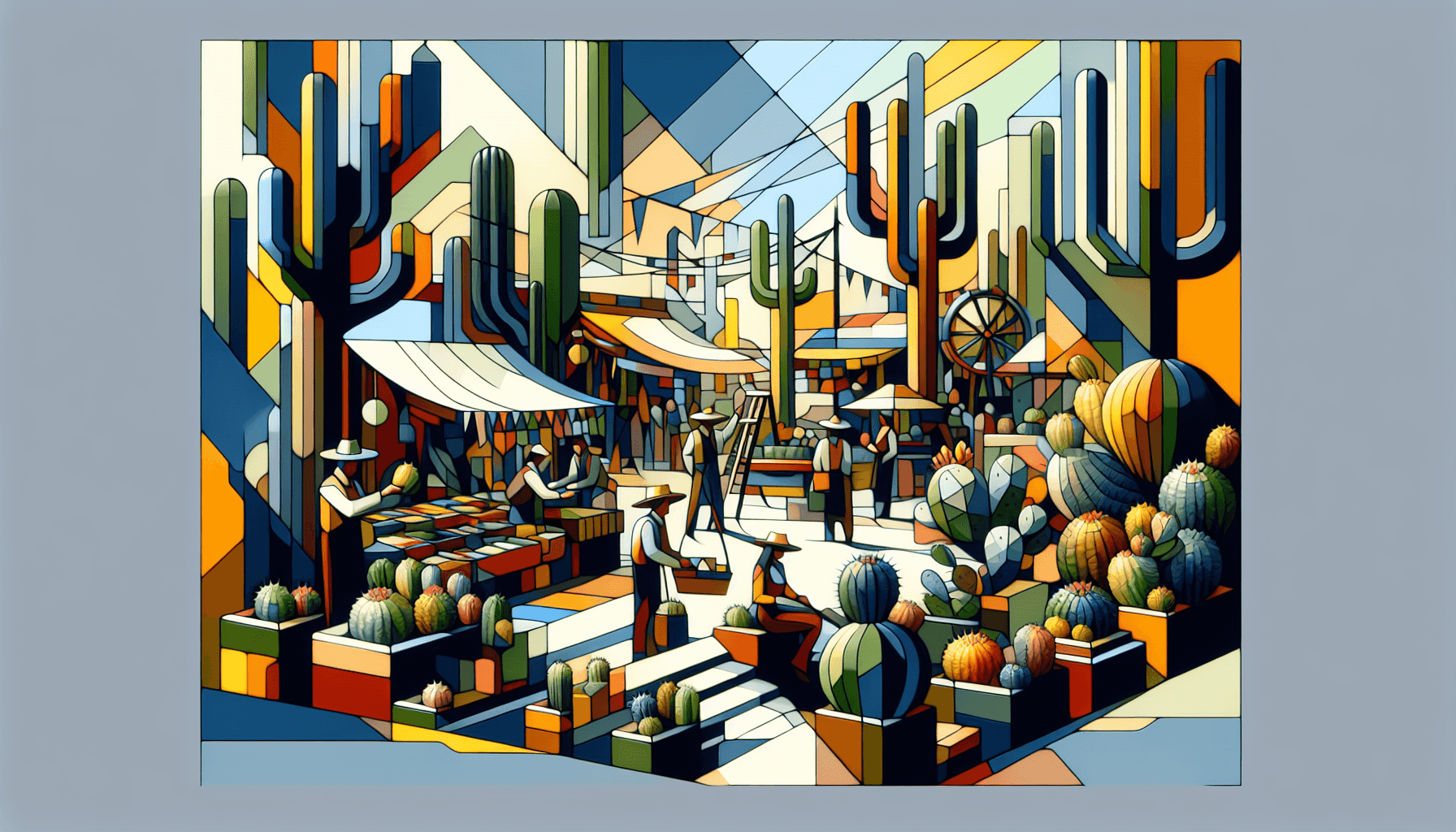 Abstract artwork for Merchants and Cacti