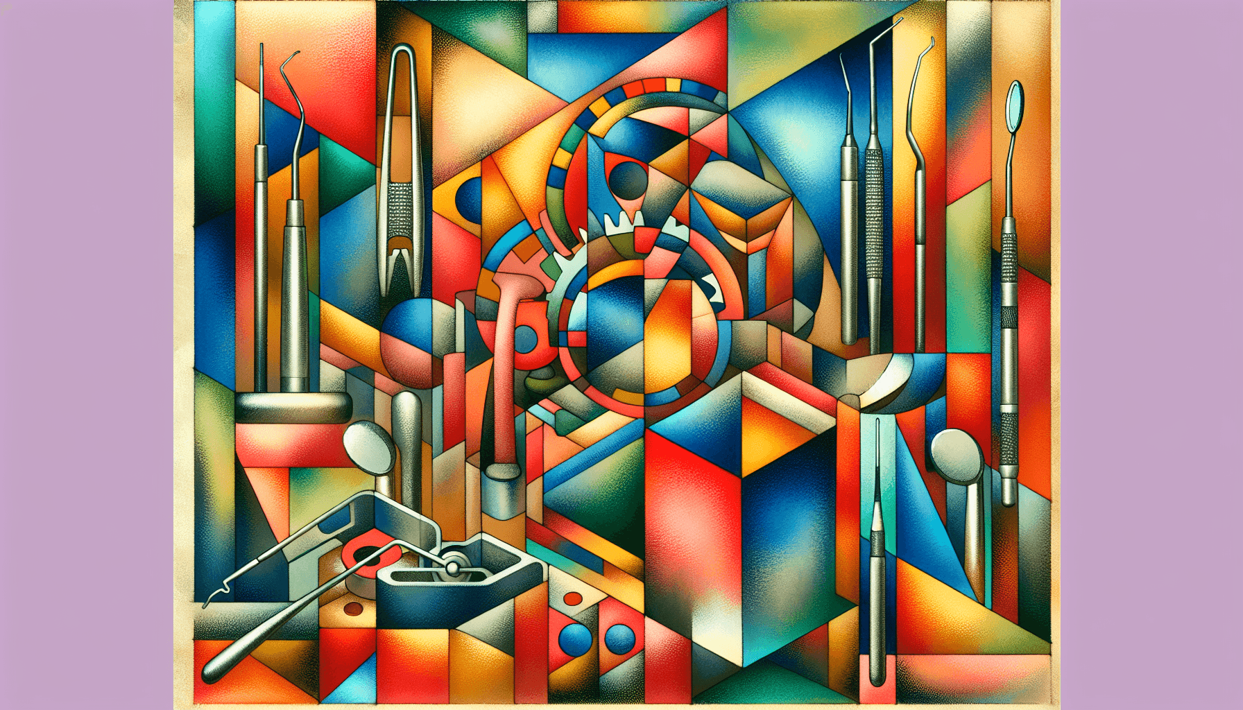 Abstract artwork for Mucogingival surgery in dentistry