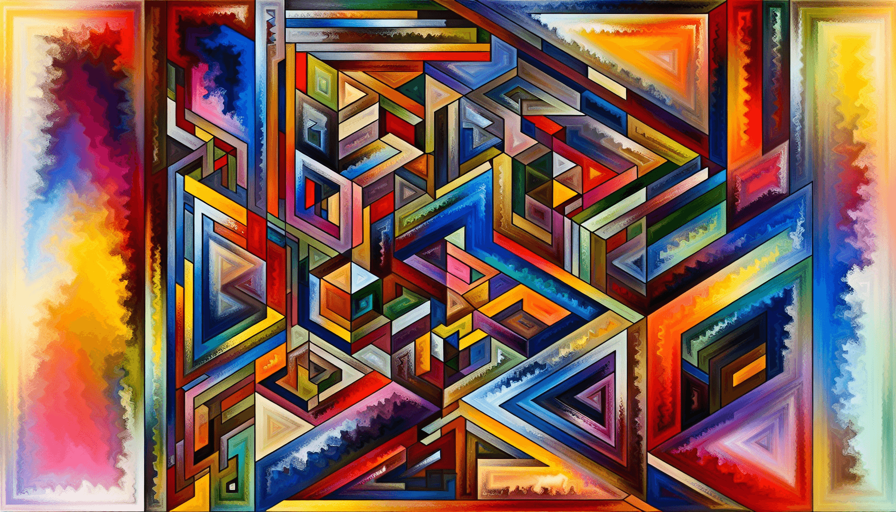 Abstract artwork for Nadir and Ziggurats