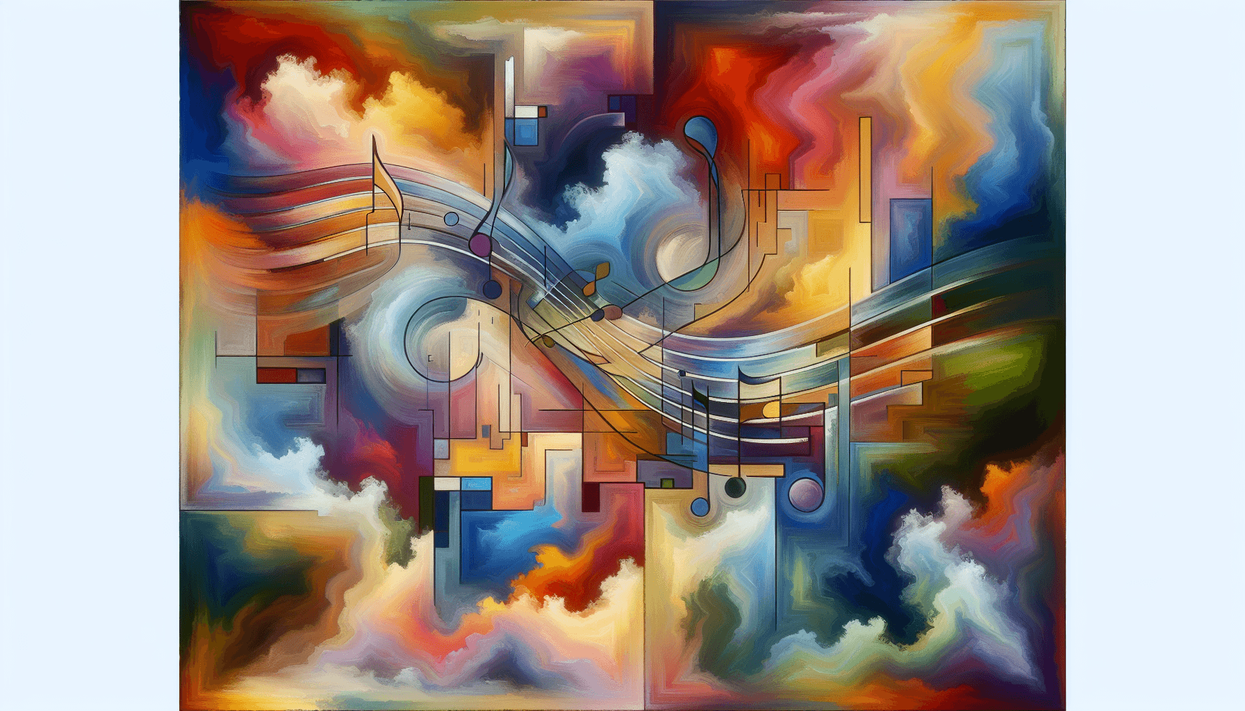 Abstract artwork for Nimbus and Cantatas